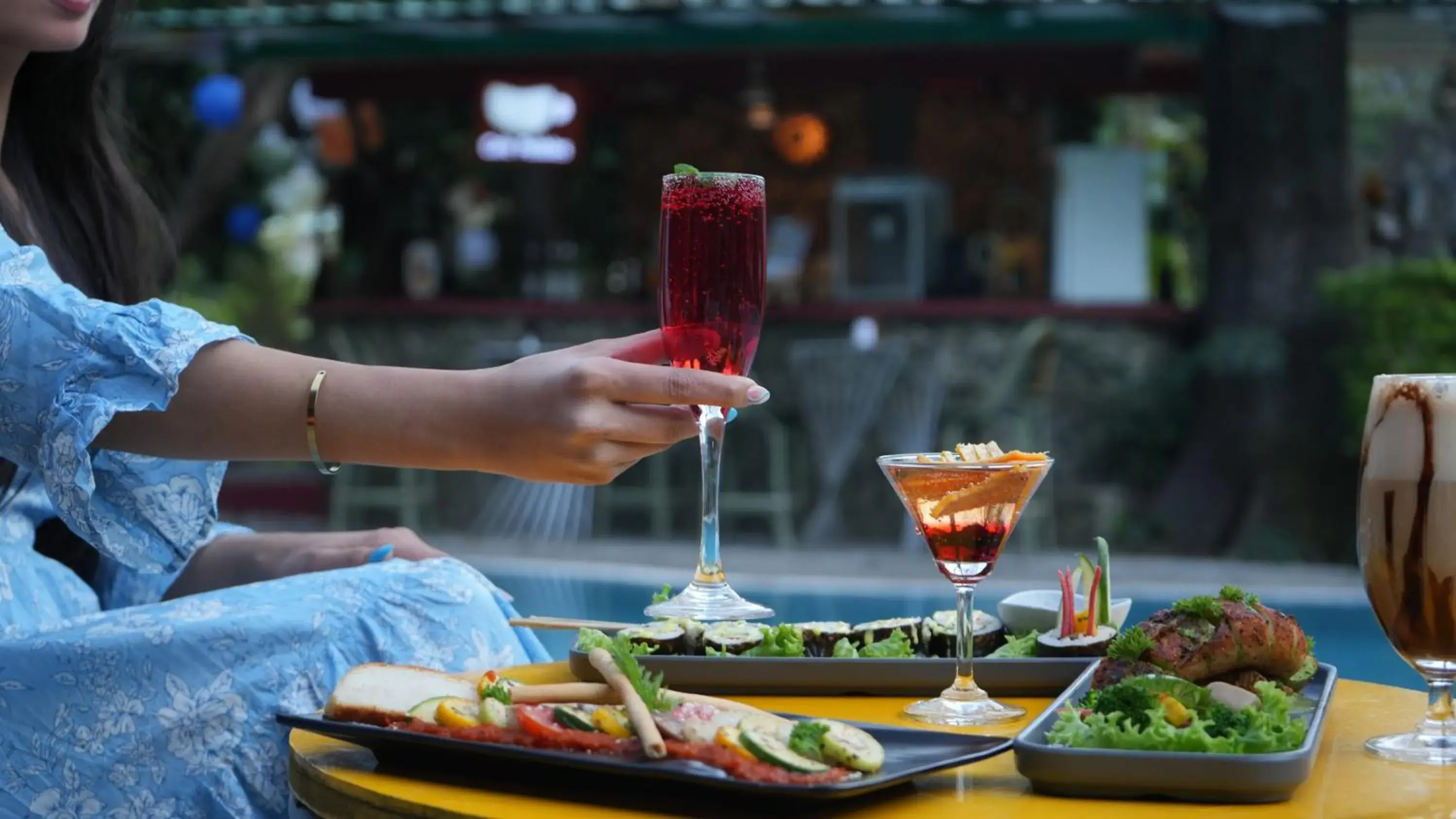 Food and drinks in The Solluna Resort Food and drinks in The Solluna Resort