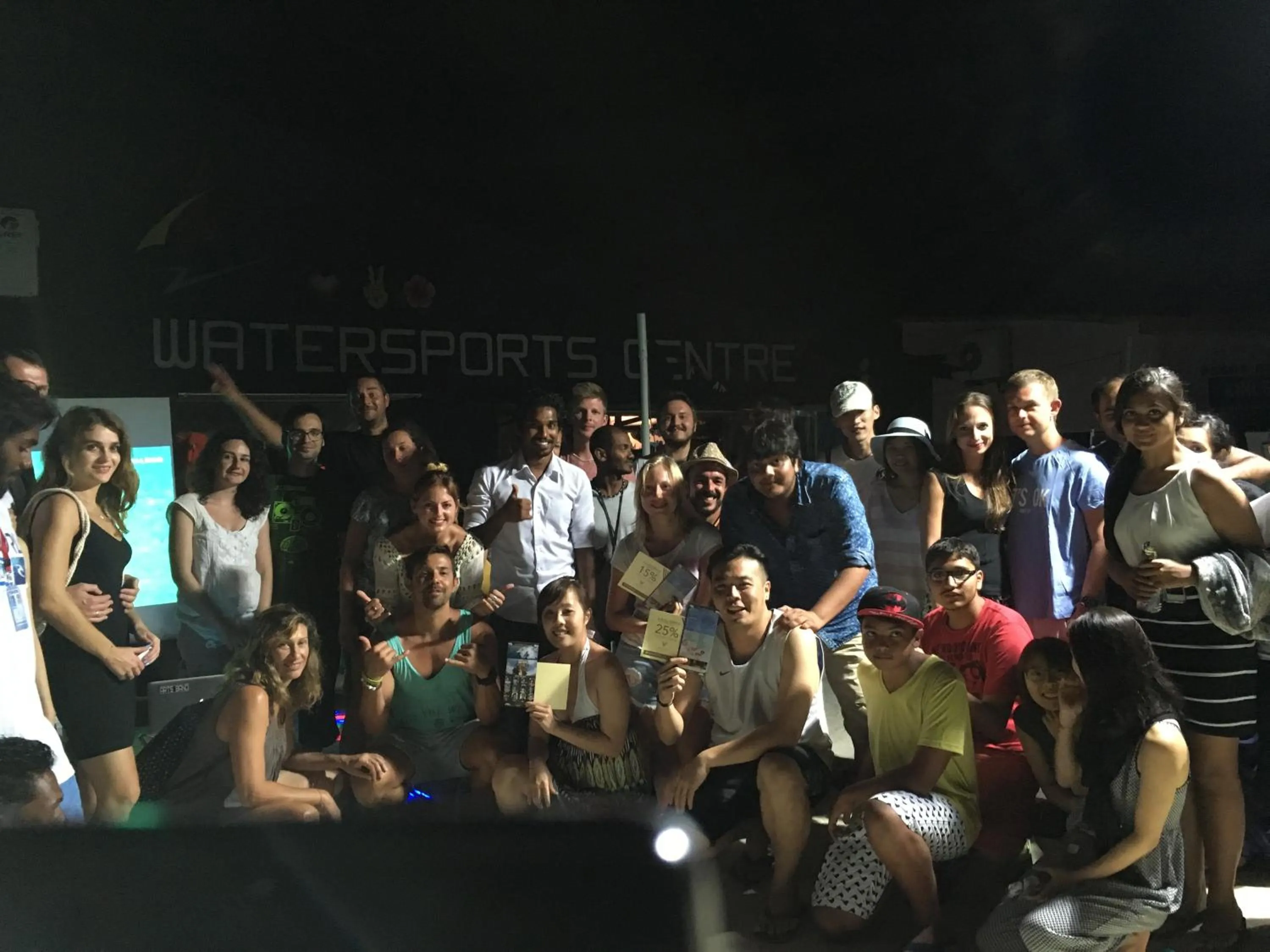 Evening entertainment in Faza View Inn, Maafushi