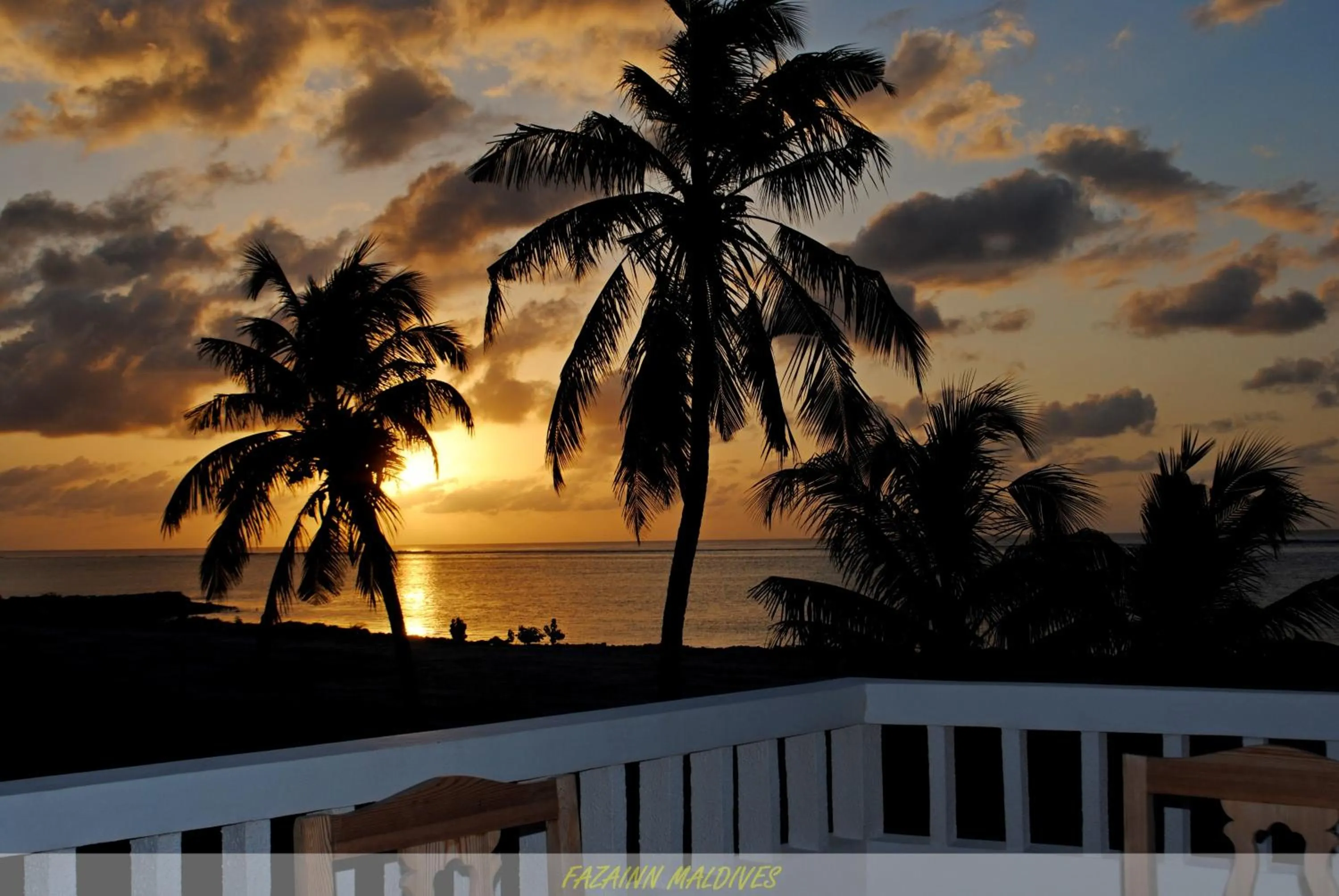 Sunrise in Faza View Inn, Maafushi