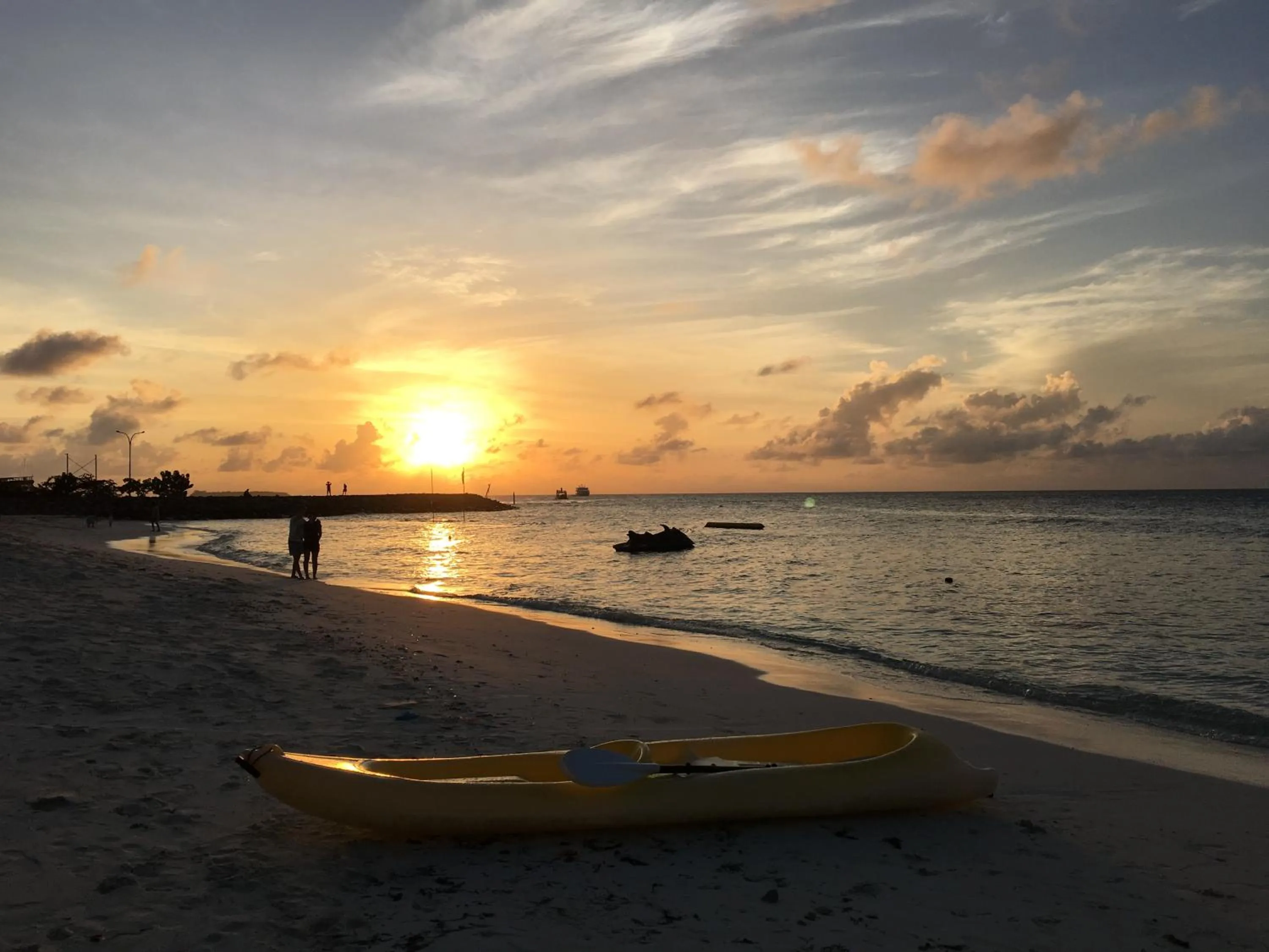 Sunset in Faza View Inn, Maafushi