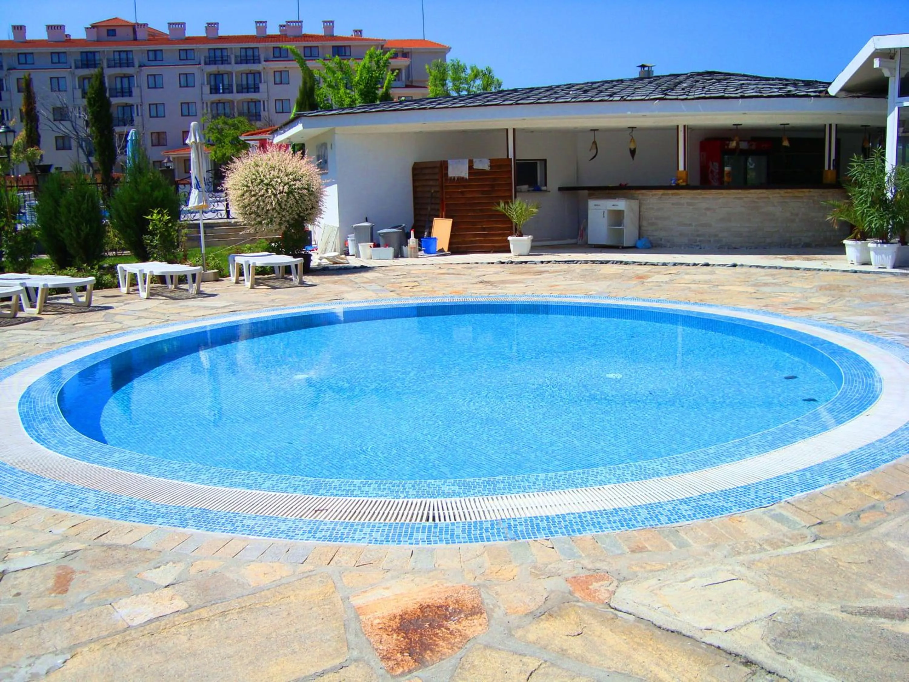 Swimming pool in Menada Nestinarka Apartments