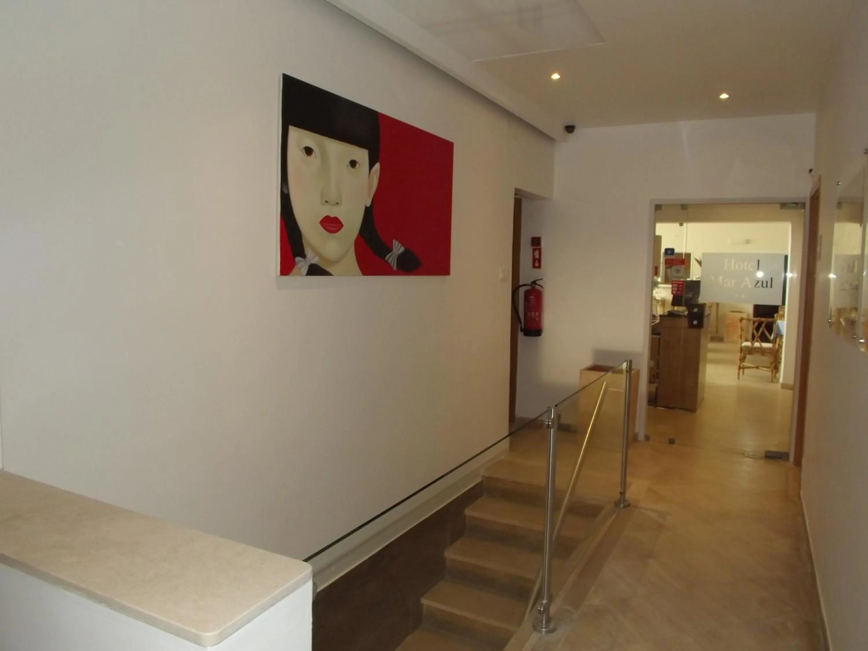 Lobby or reception in Hotel Mar Azul