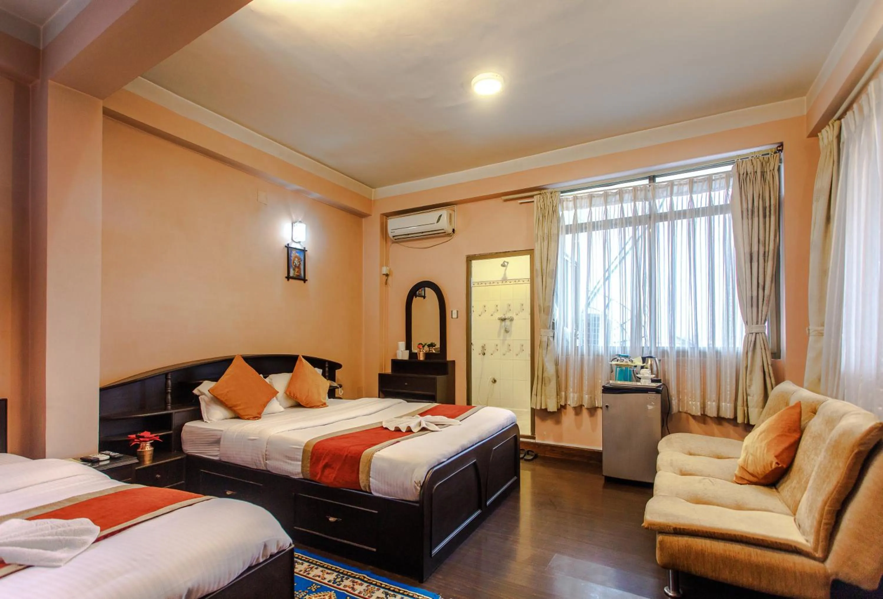 Photo of the whole room, Bed in Hotel Nepalaya