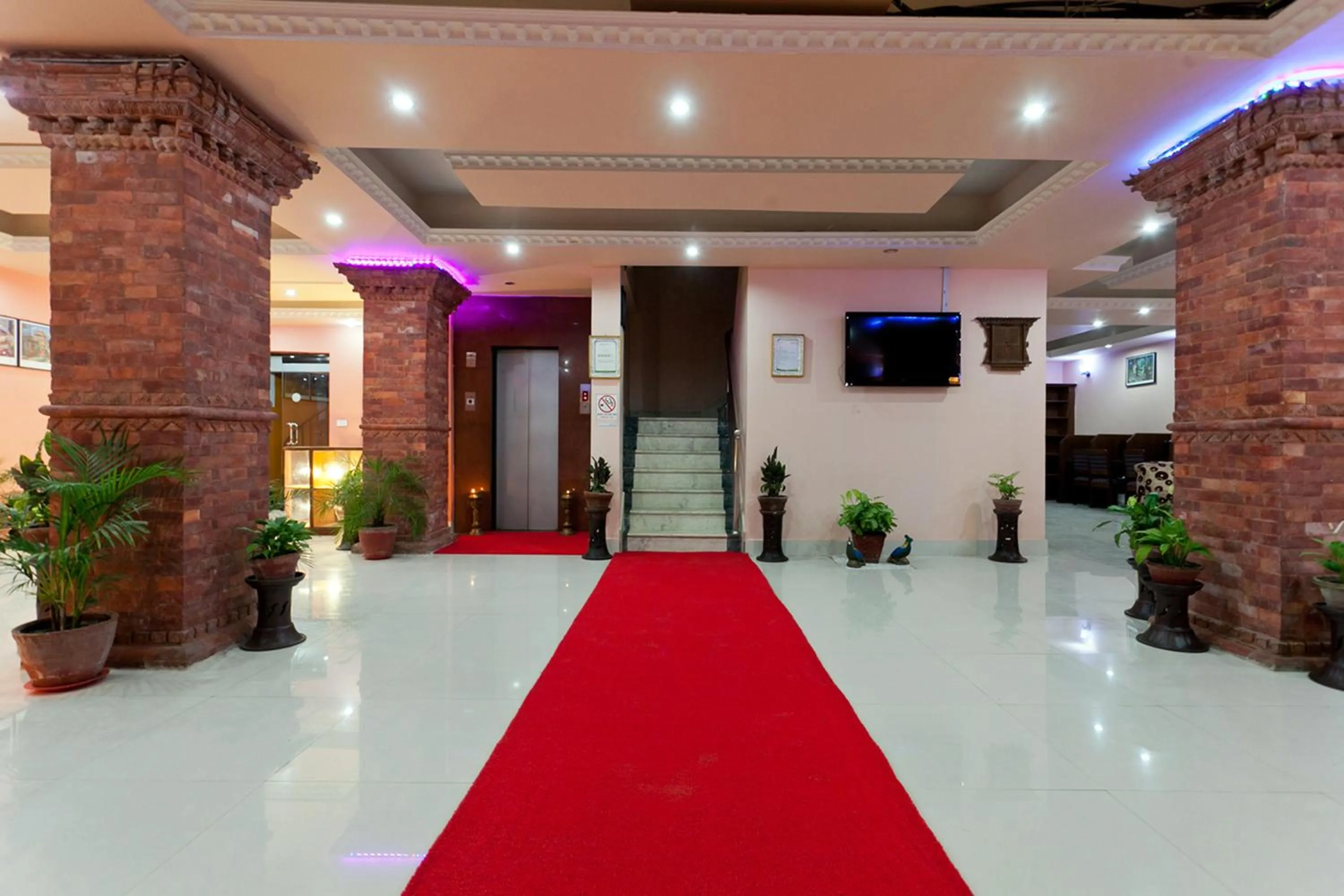 Lobby or reception in Hotel Nepalaya