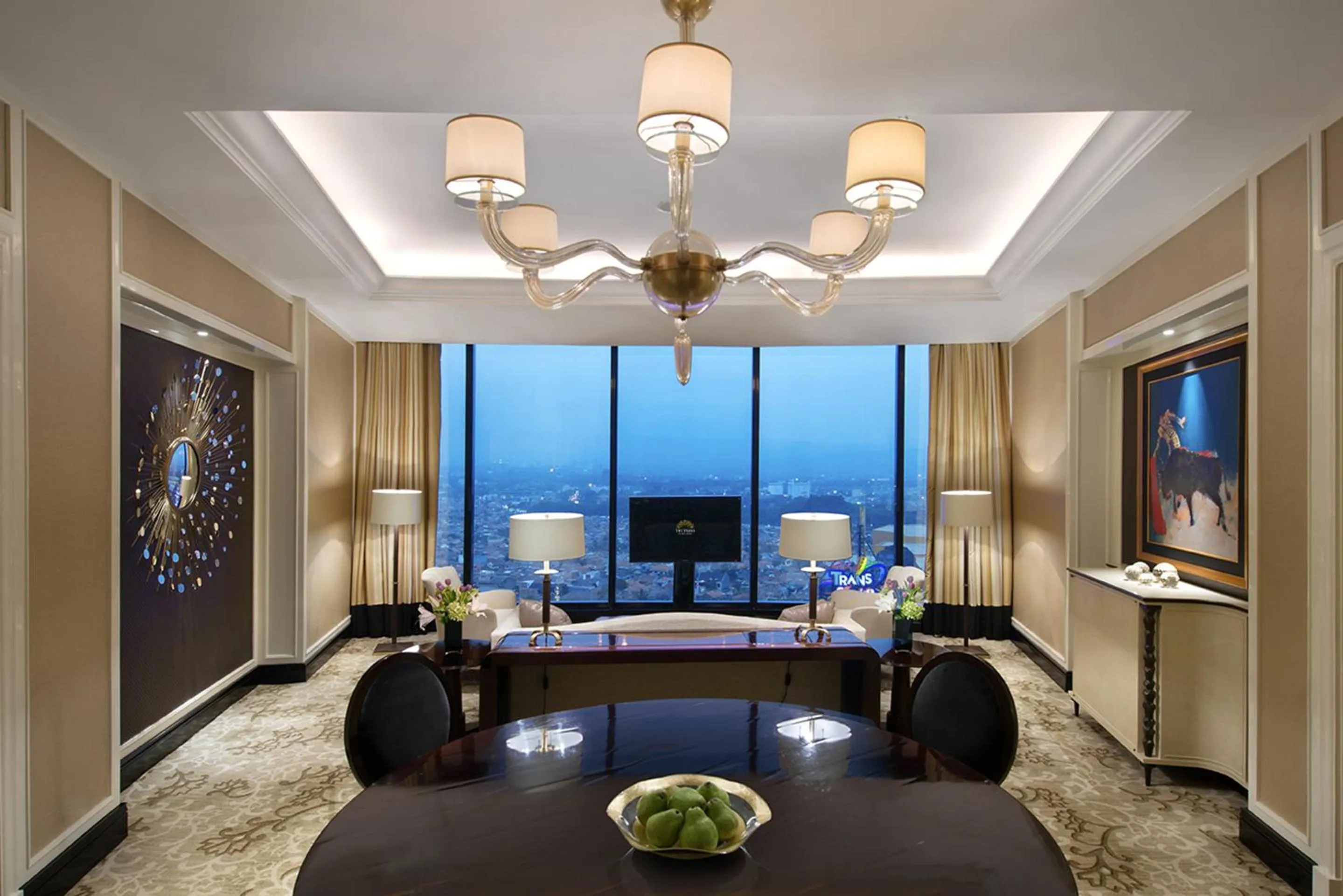 Living room in The Trans Luxury Hotel Bandung