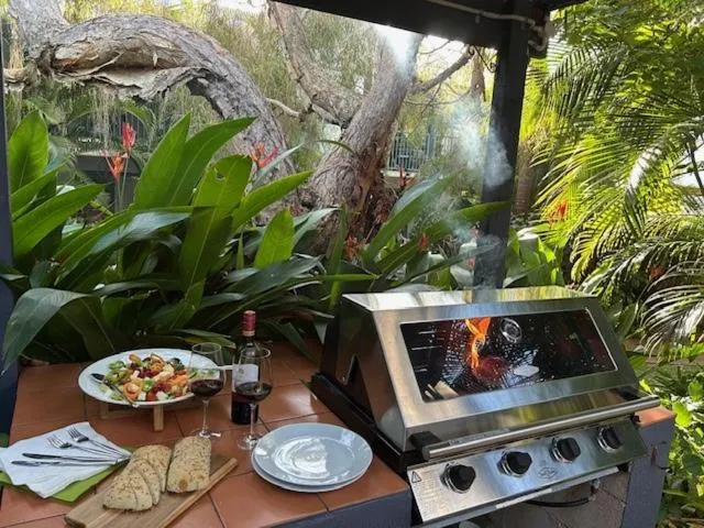 BBQ facilities in Chez Noosa Holiday Apartments