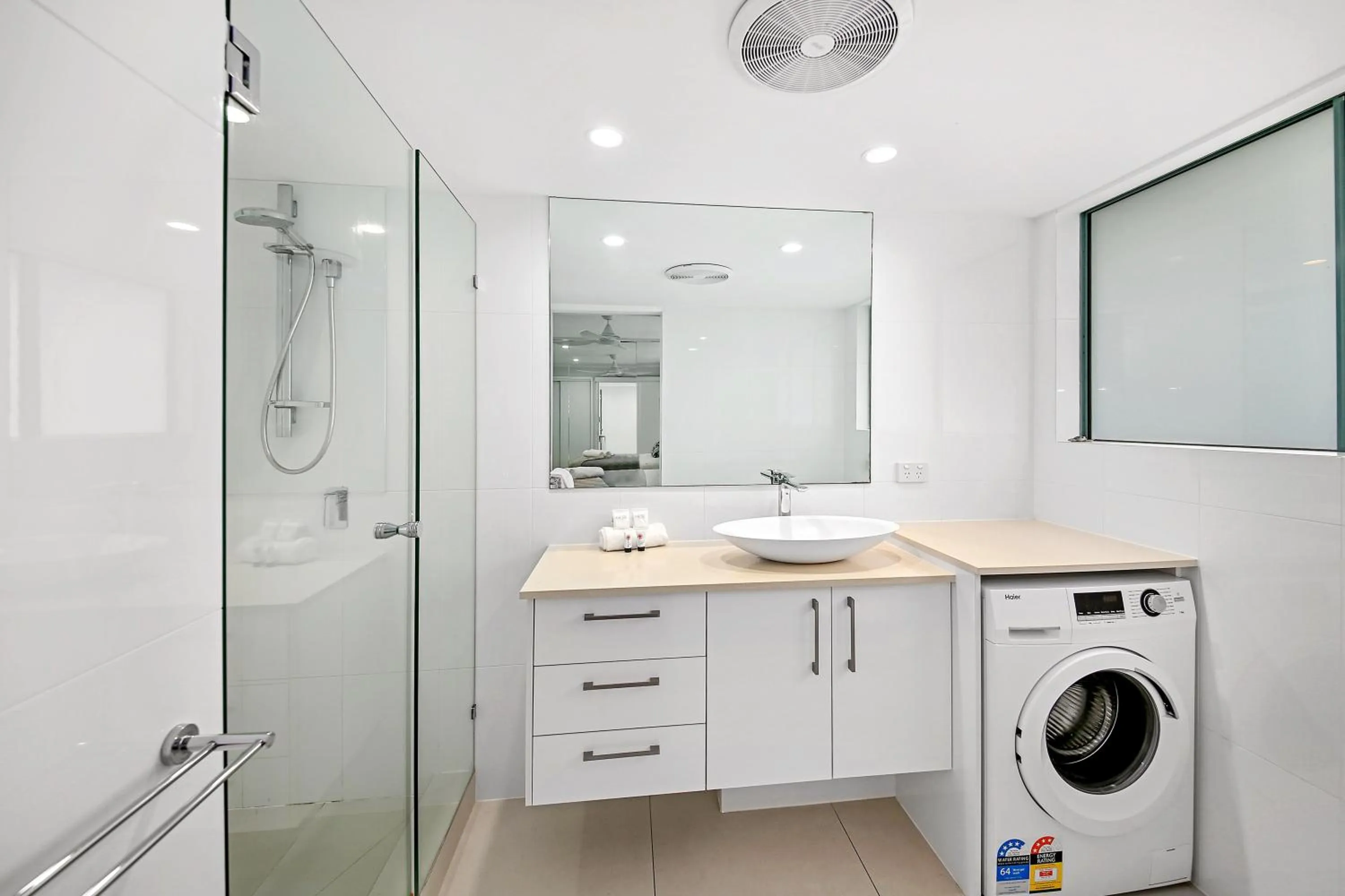 Shower in Chez Noosa Holiday Apartments