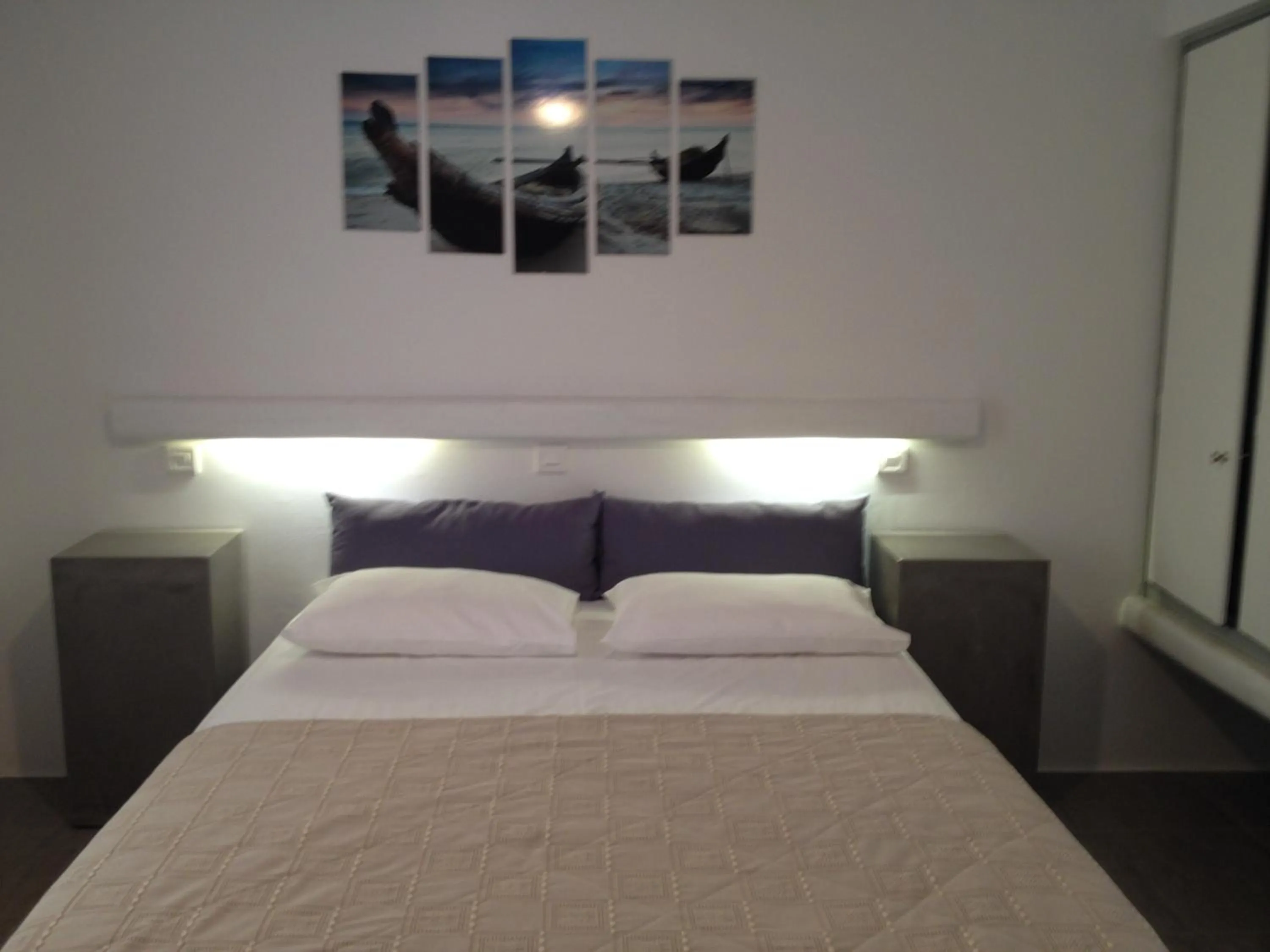 Bed in Giannoulis Hotel
