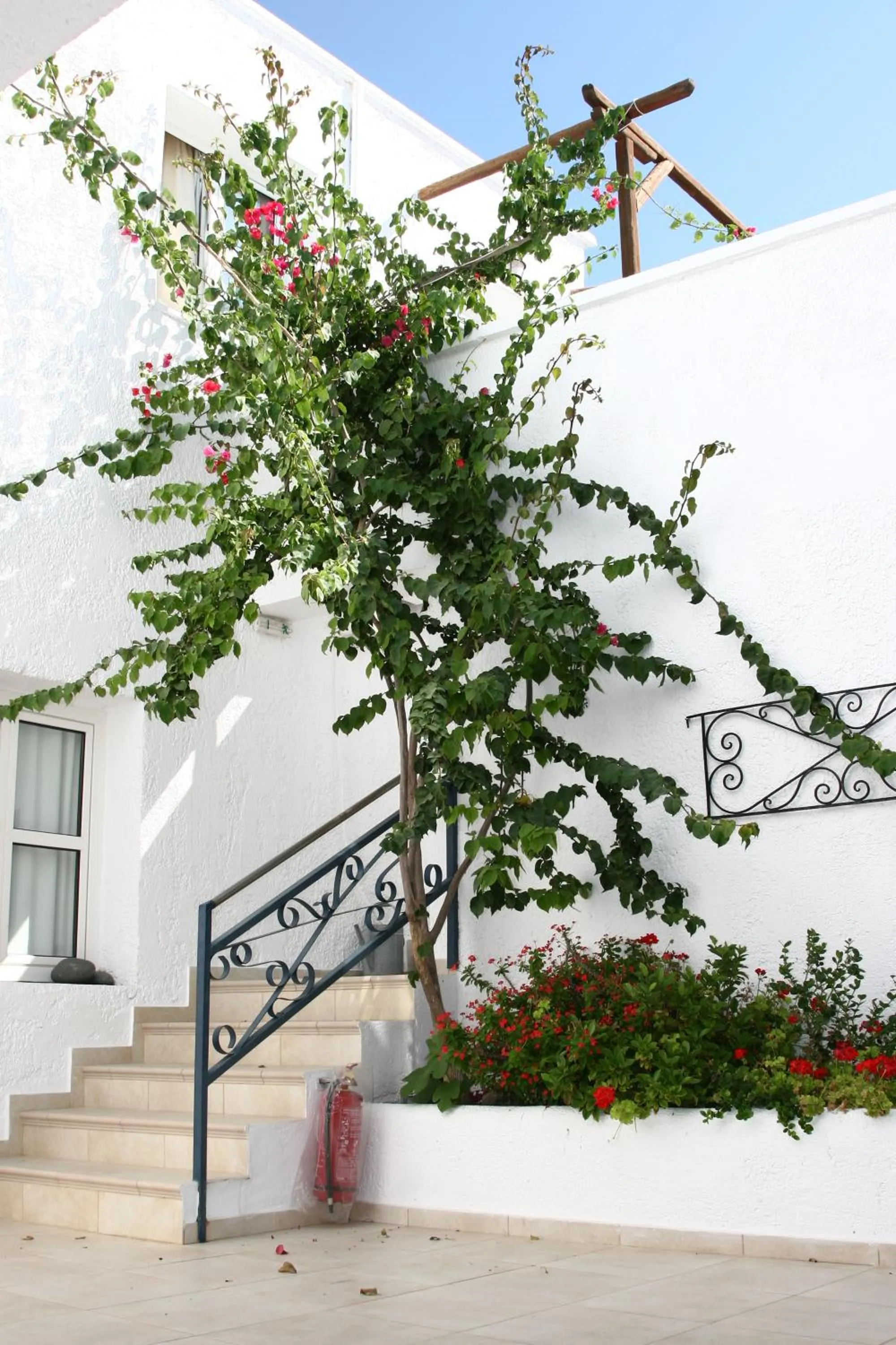 Patio in Giannoulis Hotel
