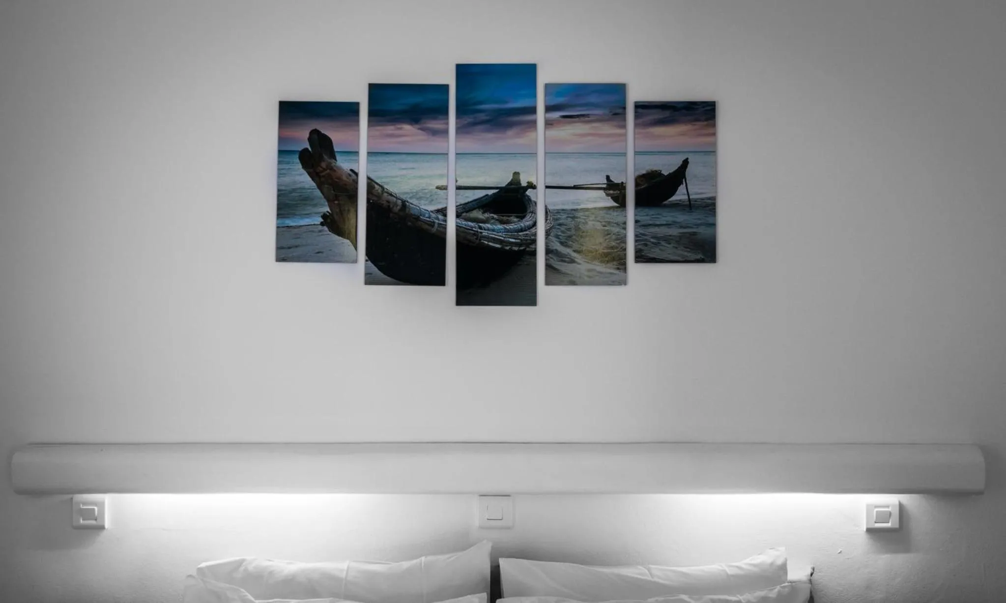 Bed in Giannoulis Hotel