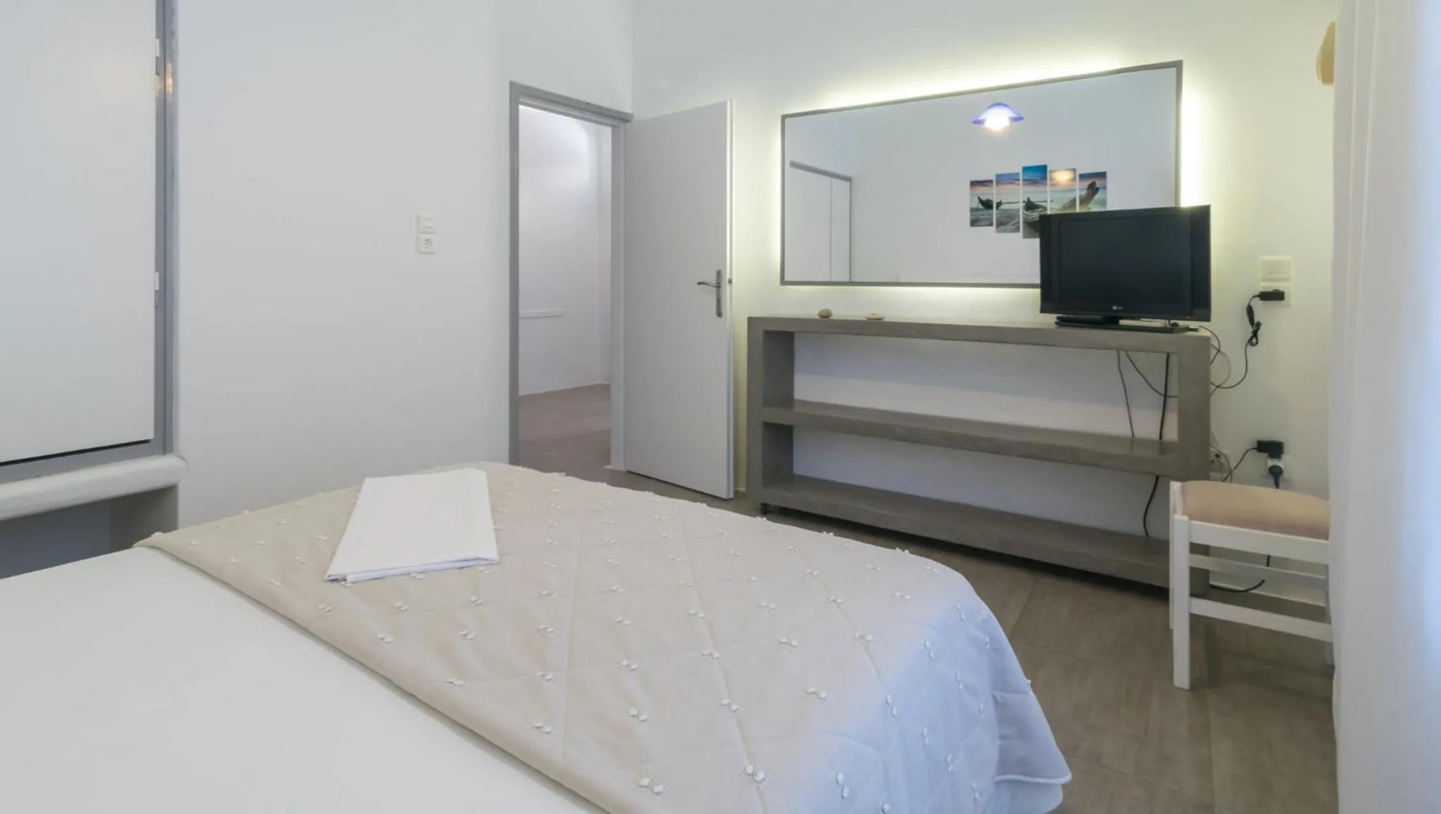 Bed in Giannoulis Hotel