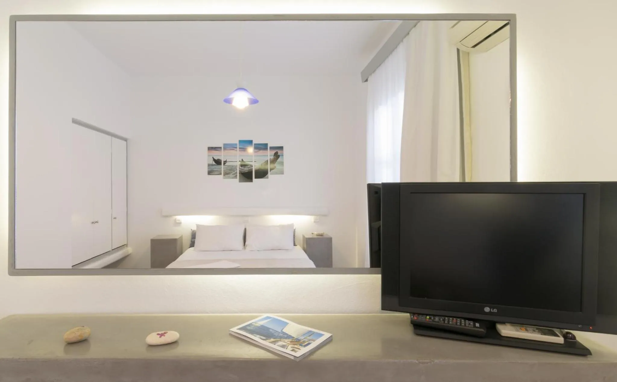 Bed in Giannoulis Hotel