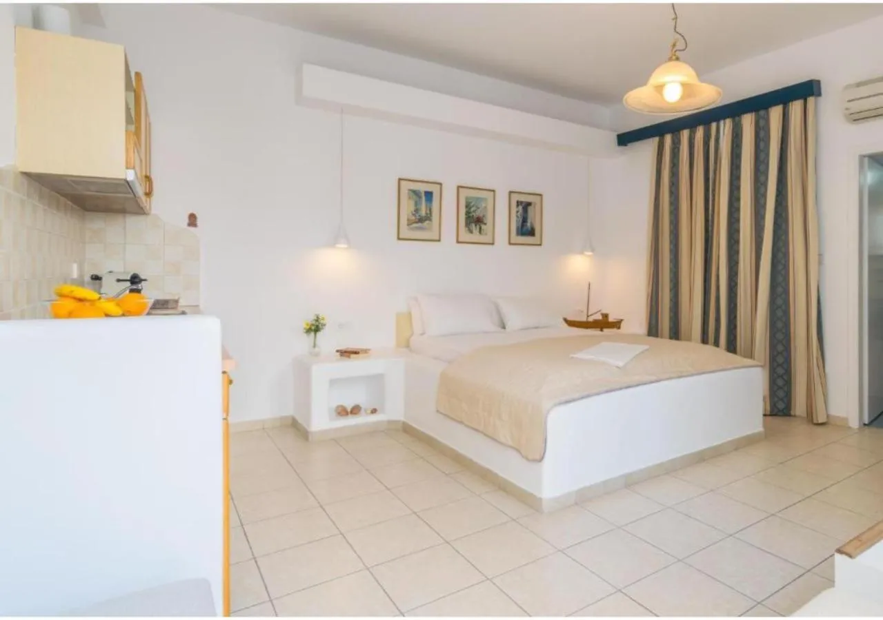 Bed in Giannoulis Hotel