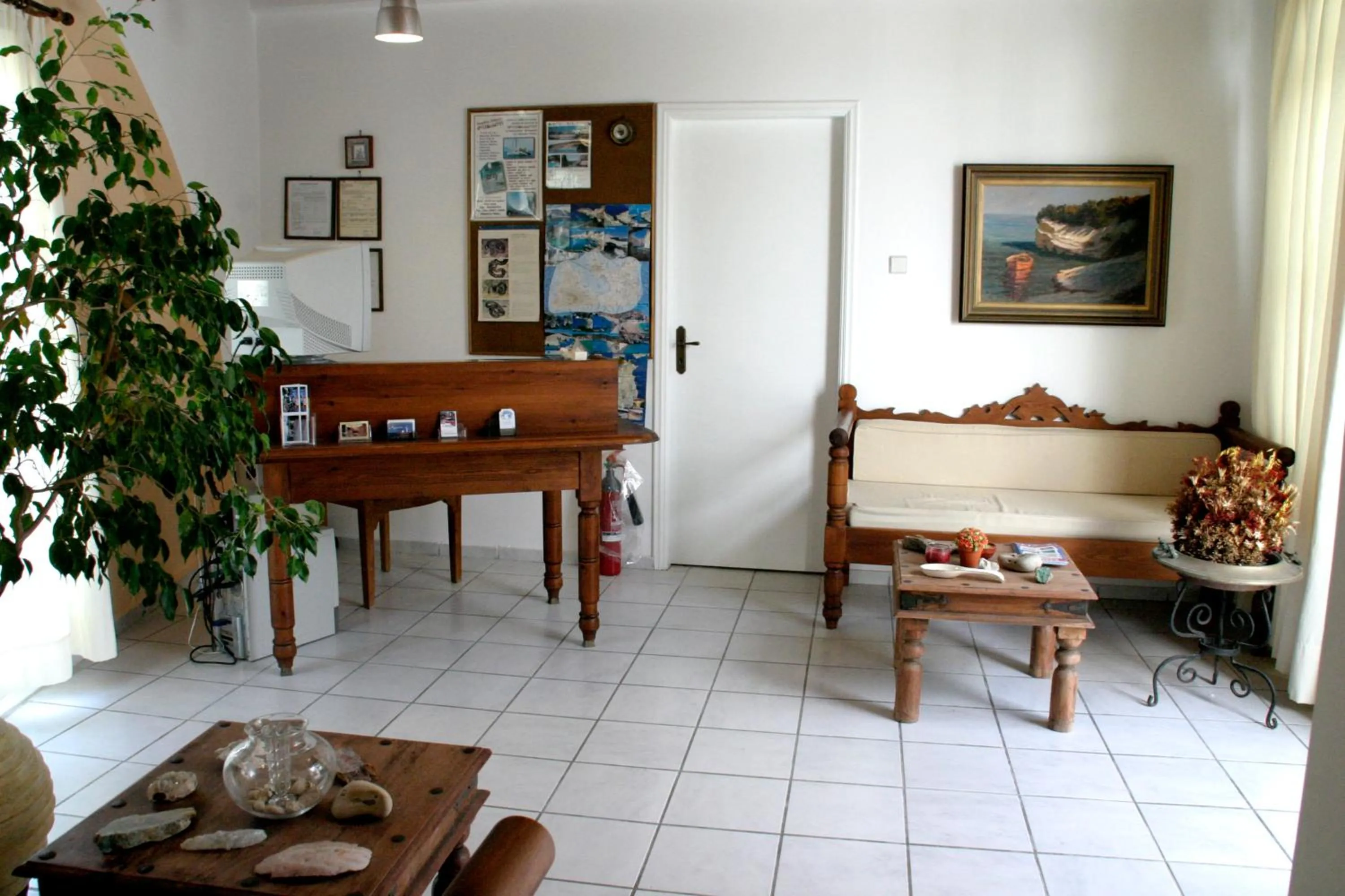Seating area in Giannoulis Hotel
