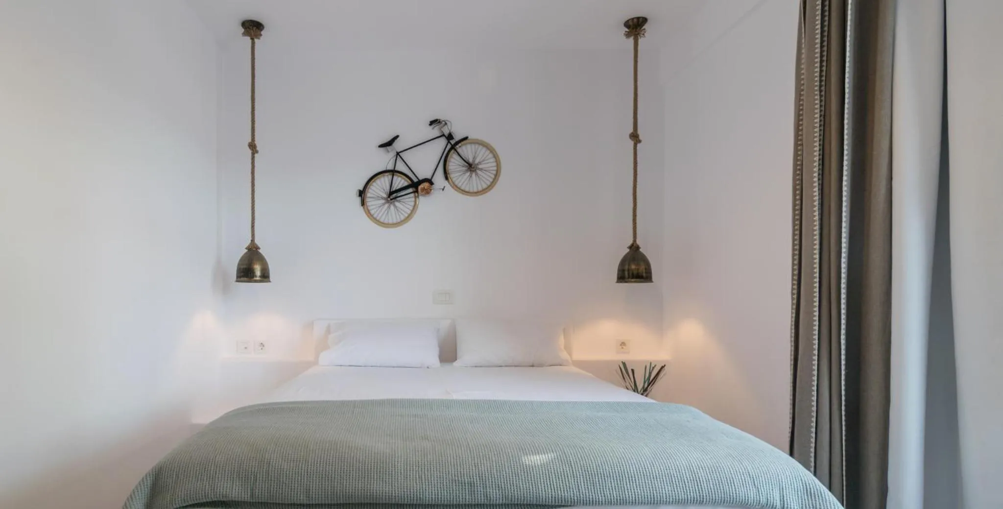 Bed in Giannoulis Hotel