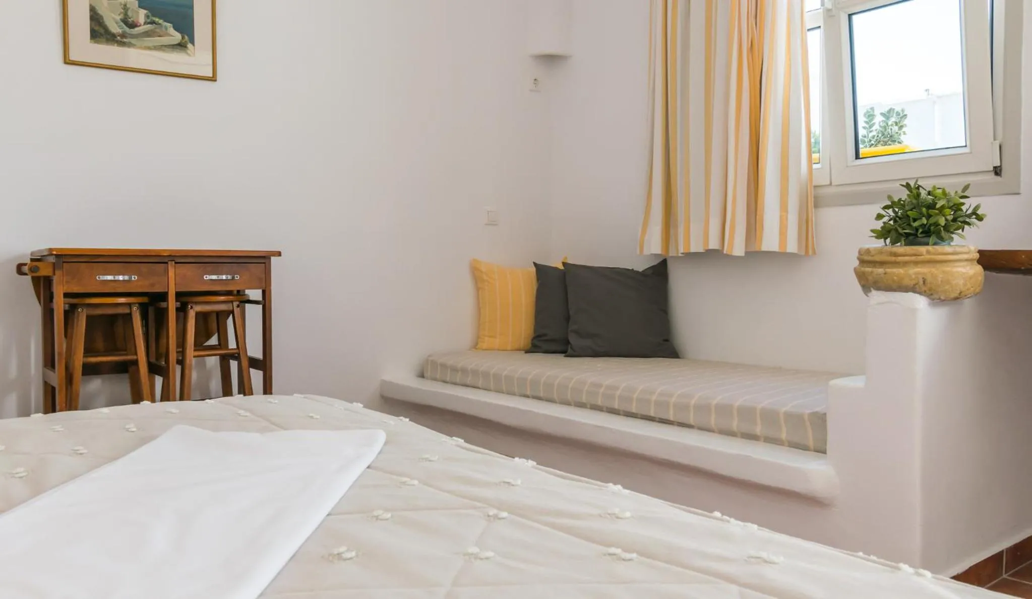 Bed in Giannoulis Hotel