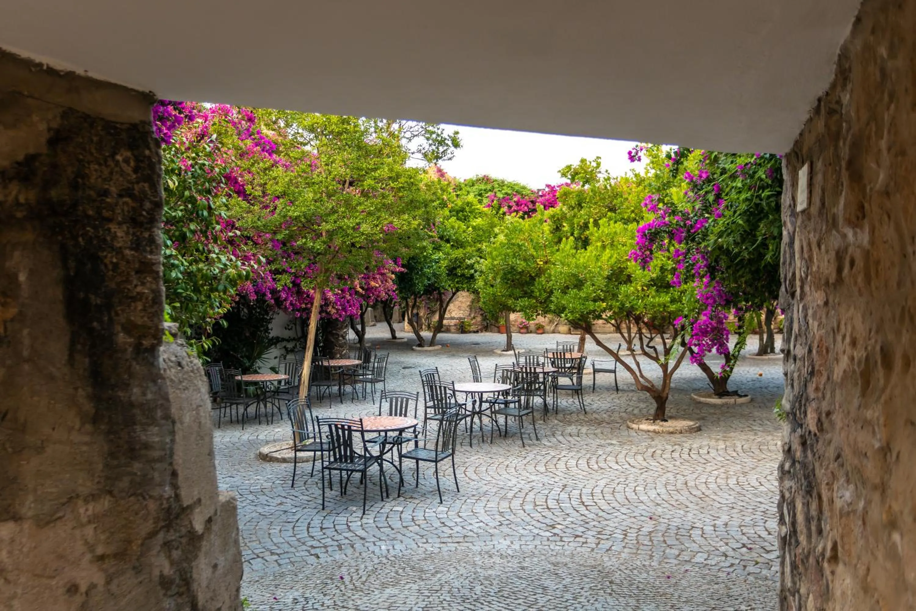 Patio in Hotel Sao Joao De Deus by RIDAN Hotels