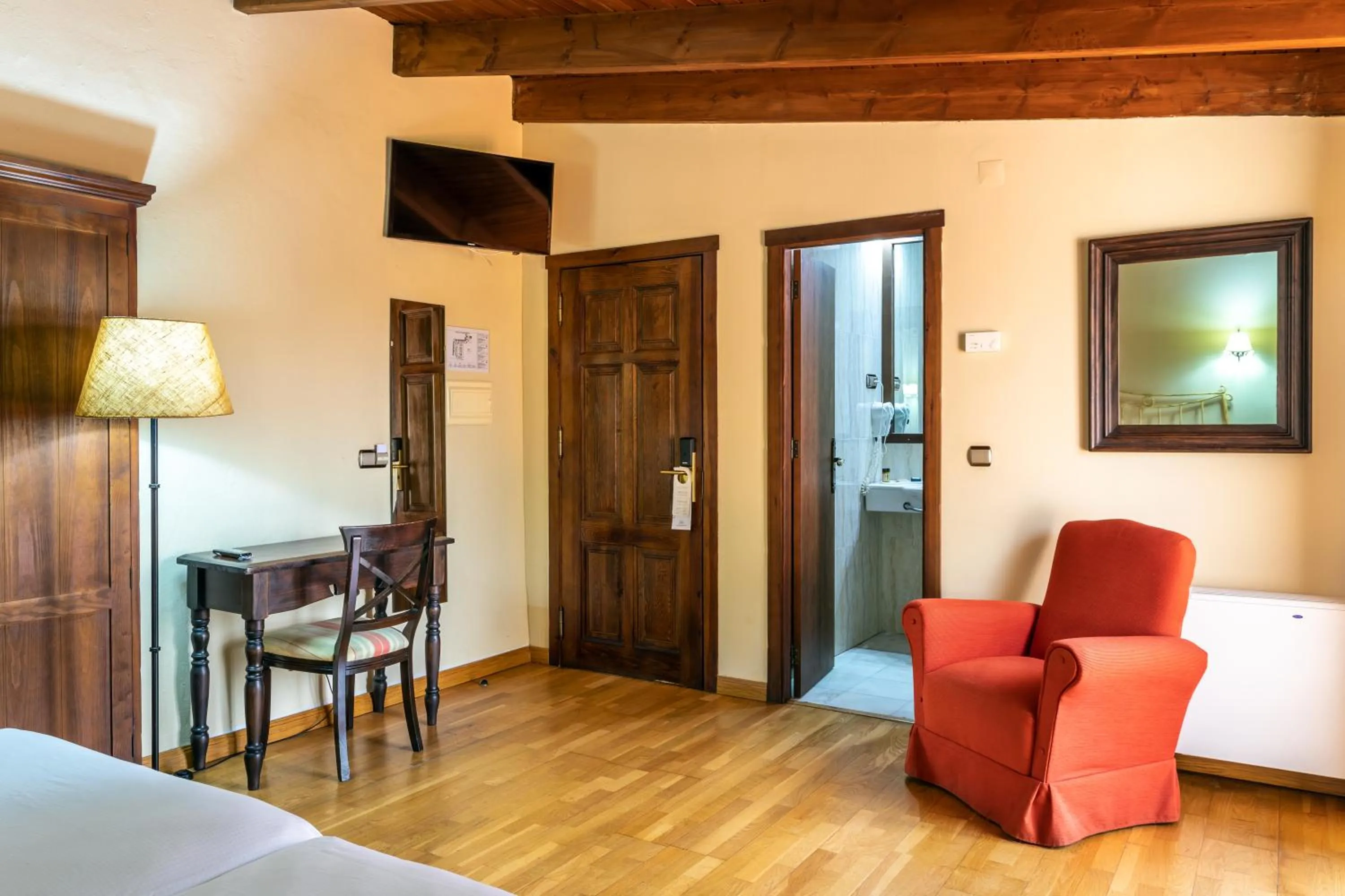 Seating area, Bed in Hotel Sao Joao De Deus by RIDAN Hotels