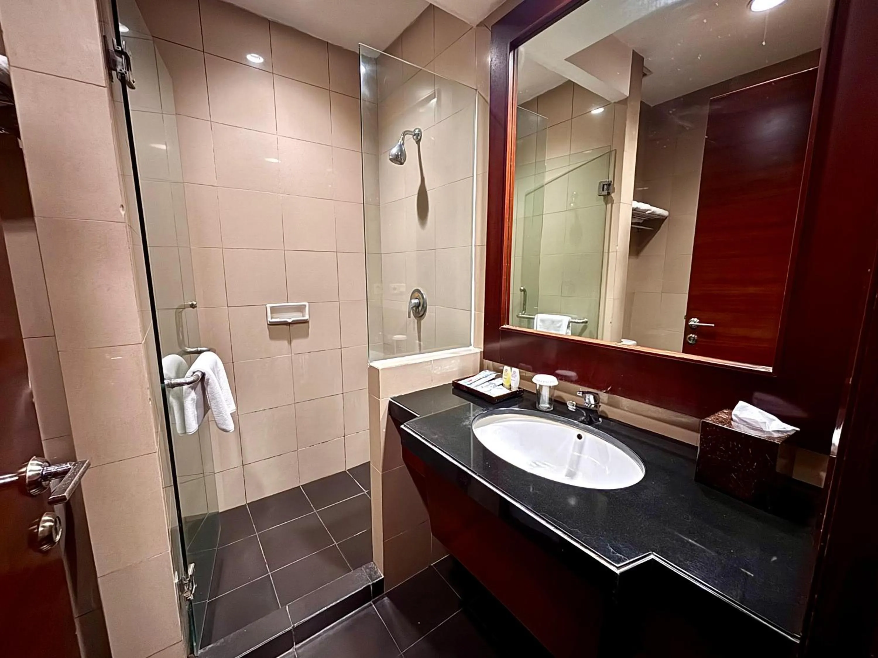 Shower in Manado Quality Hotel
