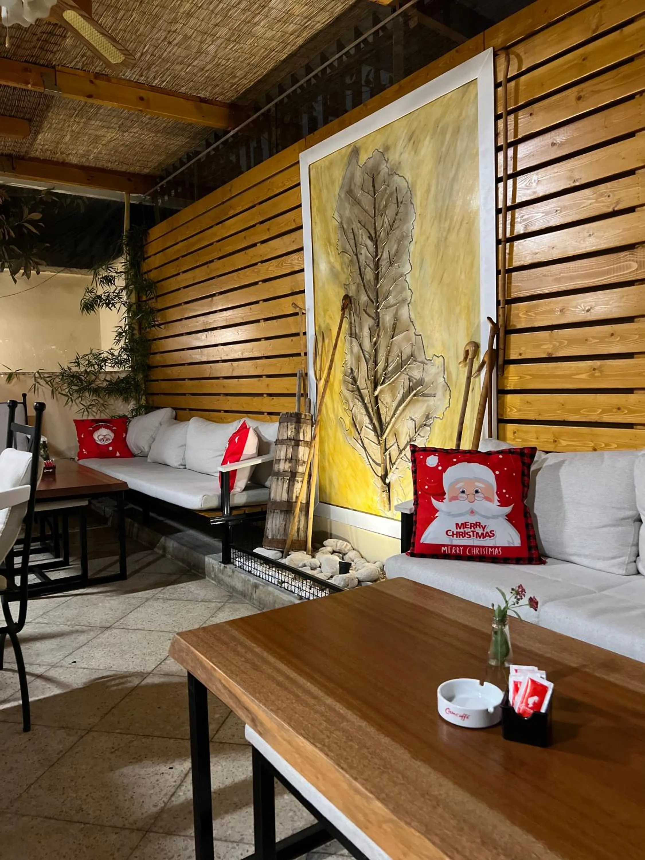 Seating area in Hotel Akropoli