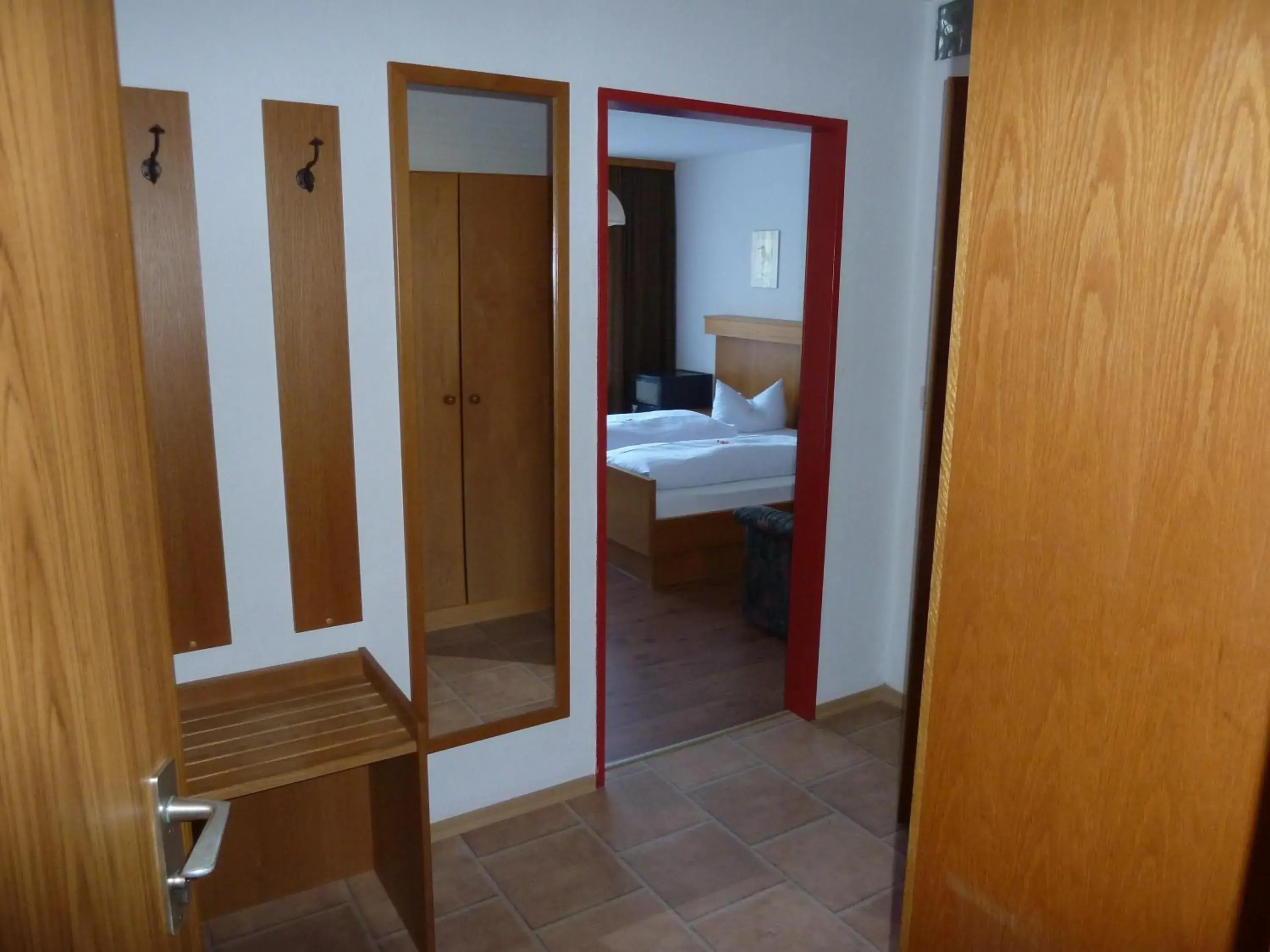 Bed in Alpenhotel Beslhof Bed in Alpenhotel Beslhof