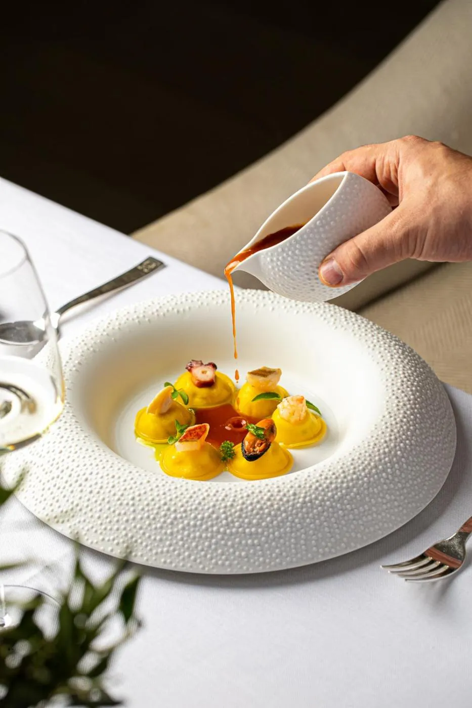 Food and drinks in Jumeirah Capri Palace