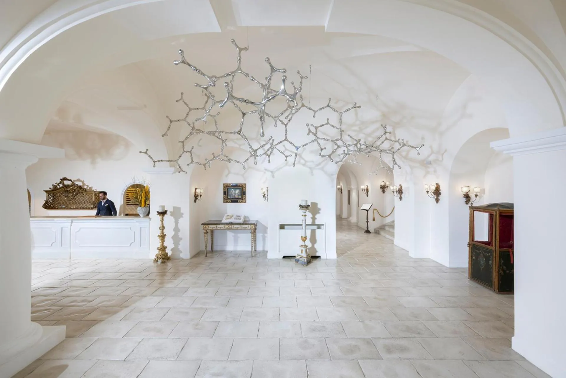 Lobby or reception in Jumeirah Capri Palace