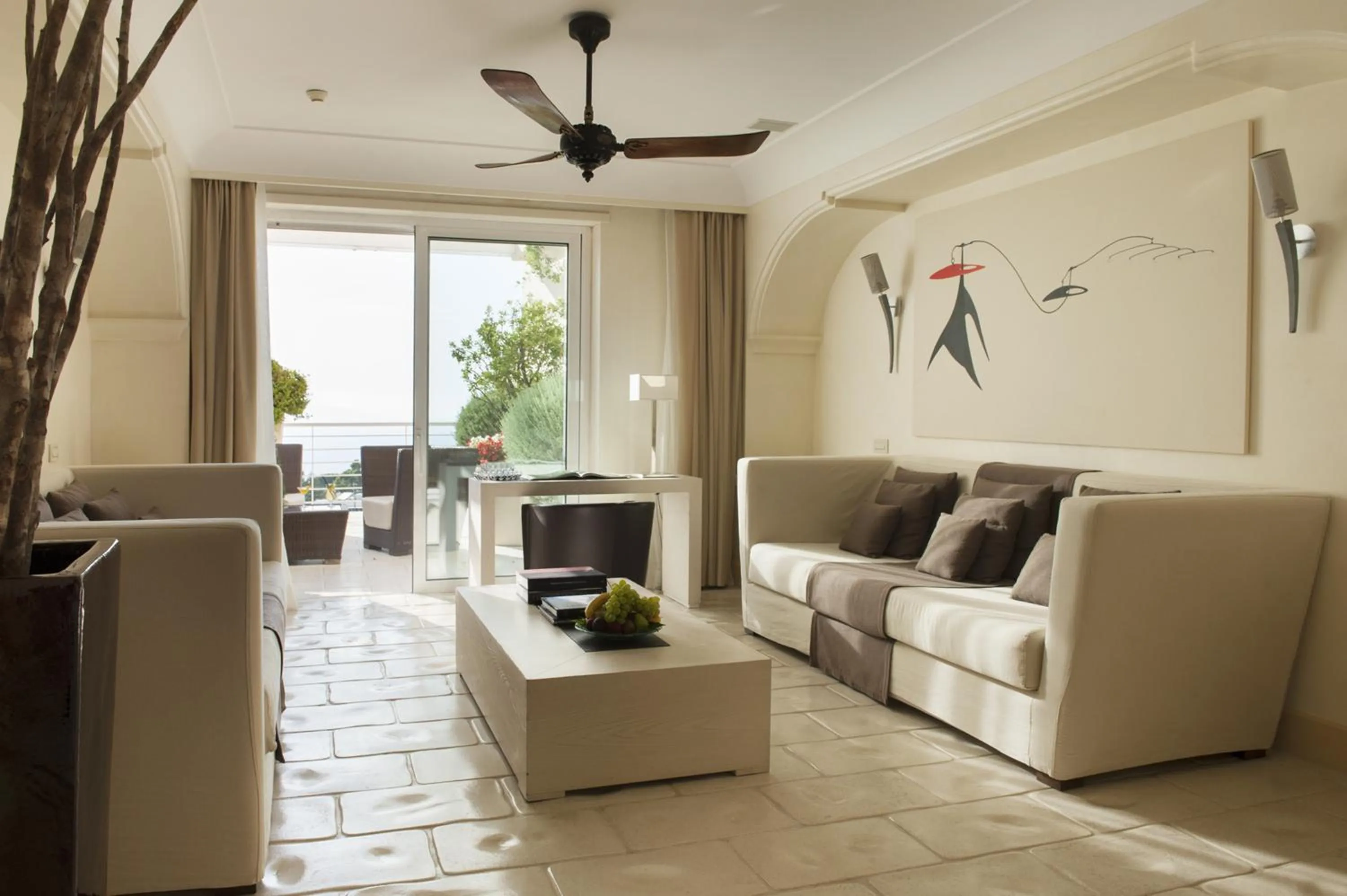 Living room in Jumeirah Capri Palace