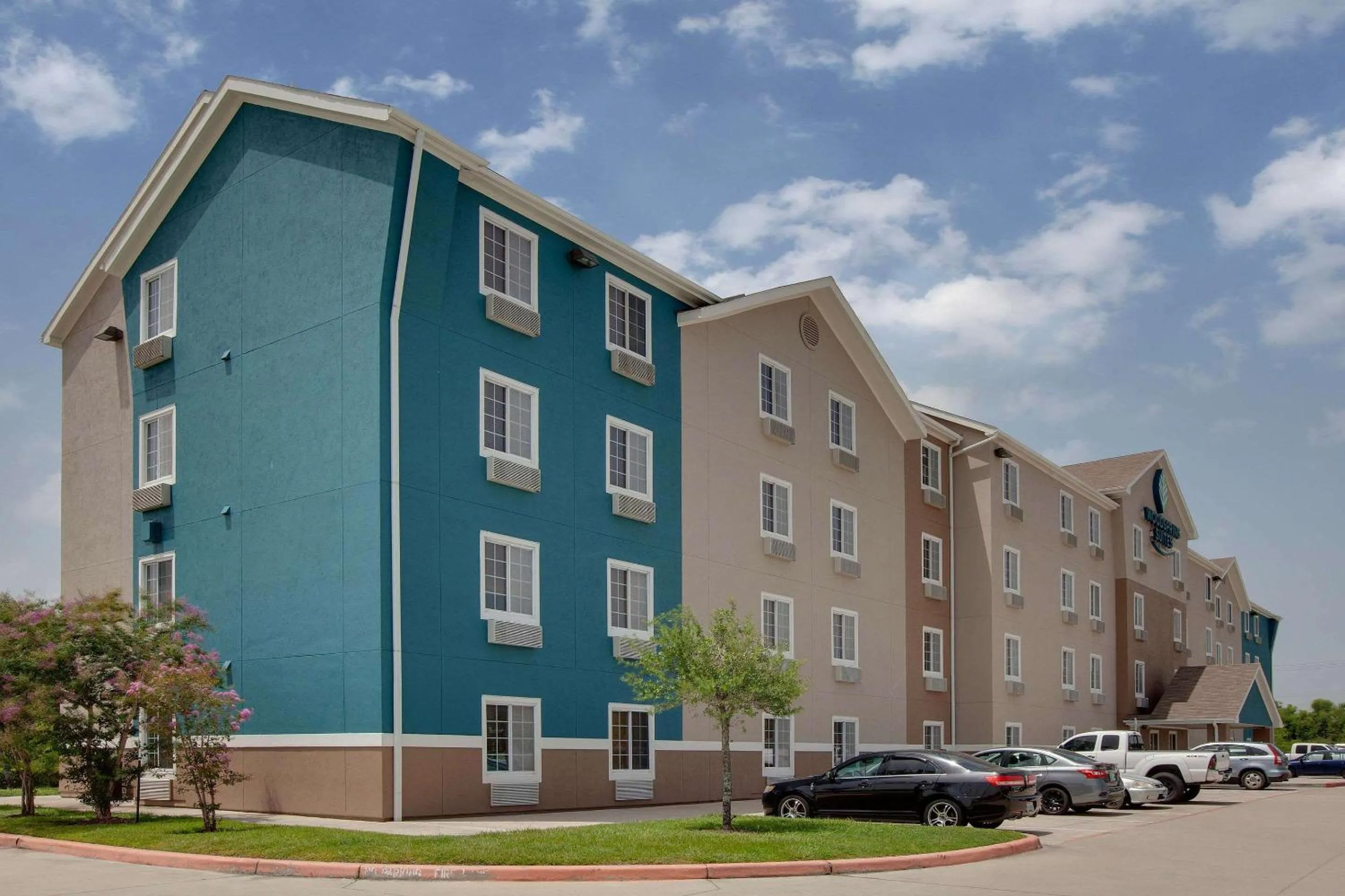 Property building in WoodSpring Suites Texas City
