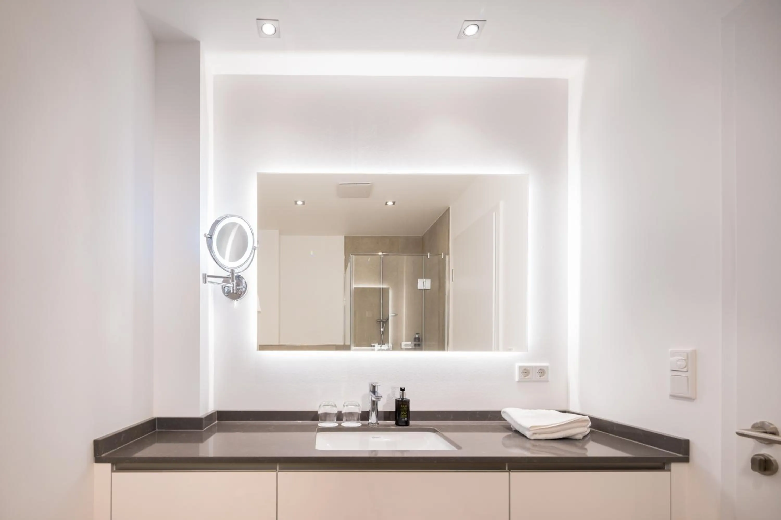 Bathroom in Bergmann Boardinghouse Osnabrück