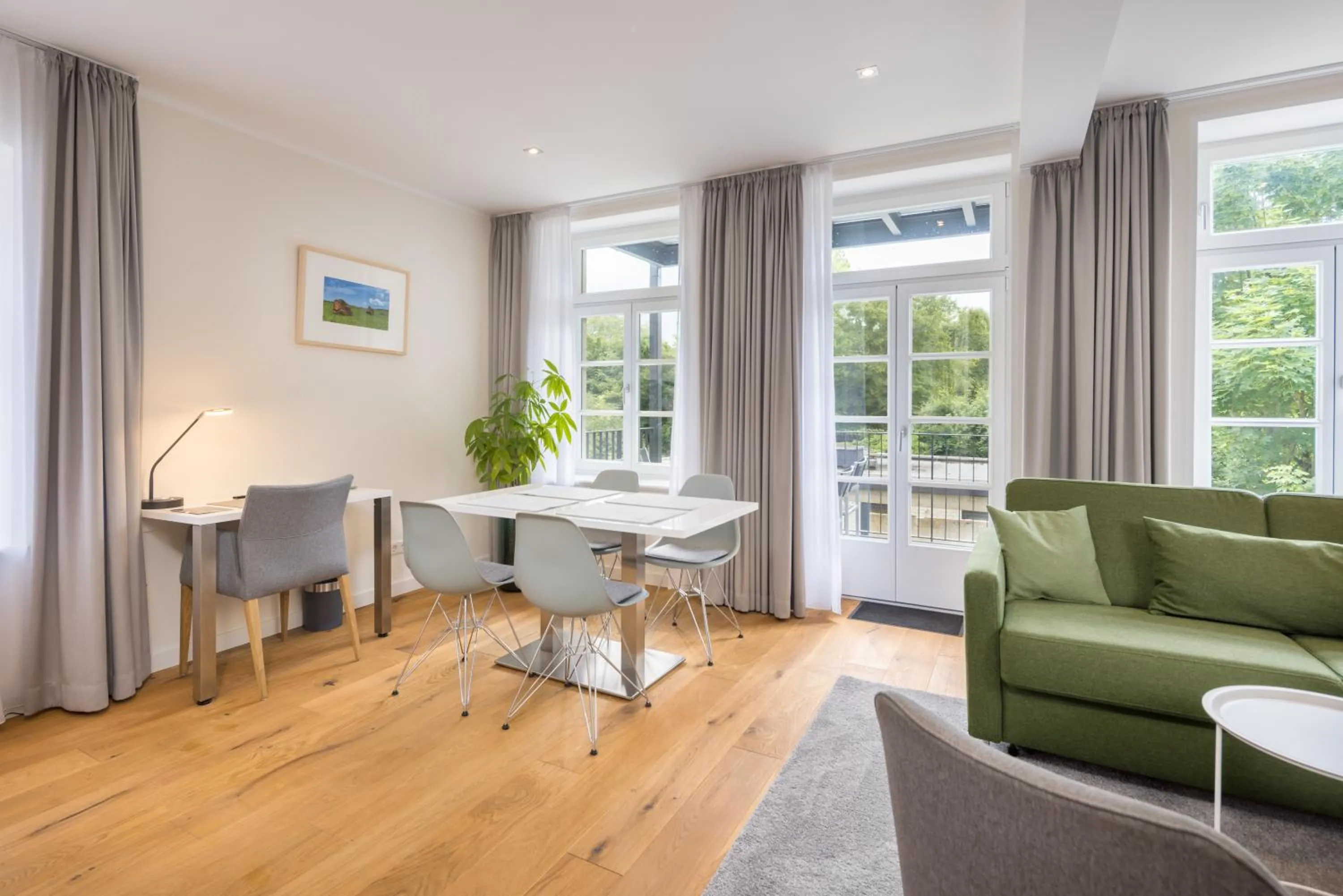 Living room in Bergmann Boardinghouse Osnabrück