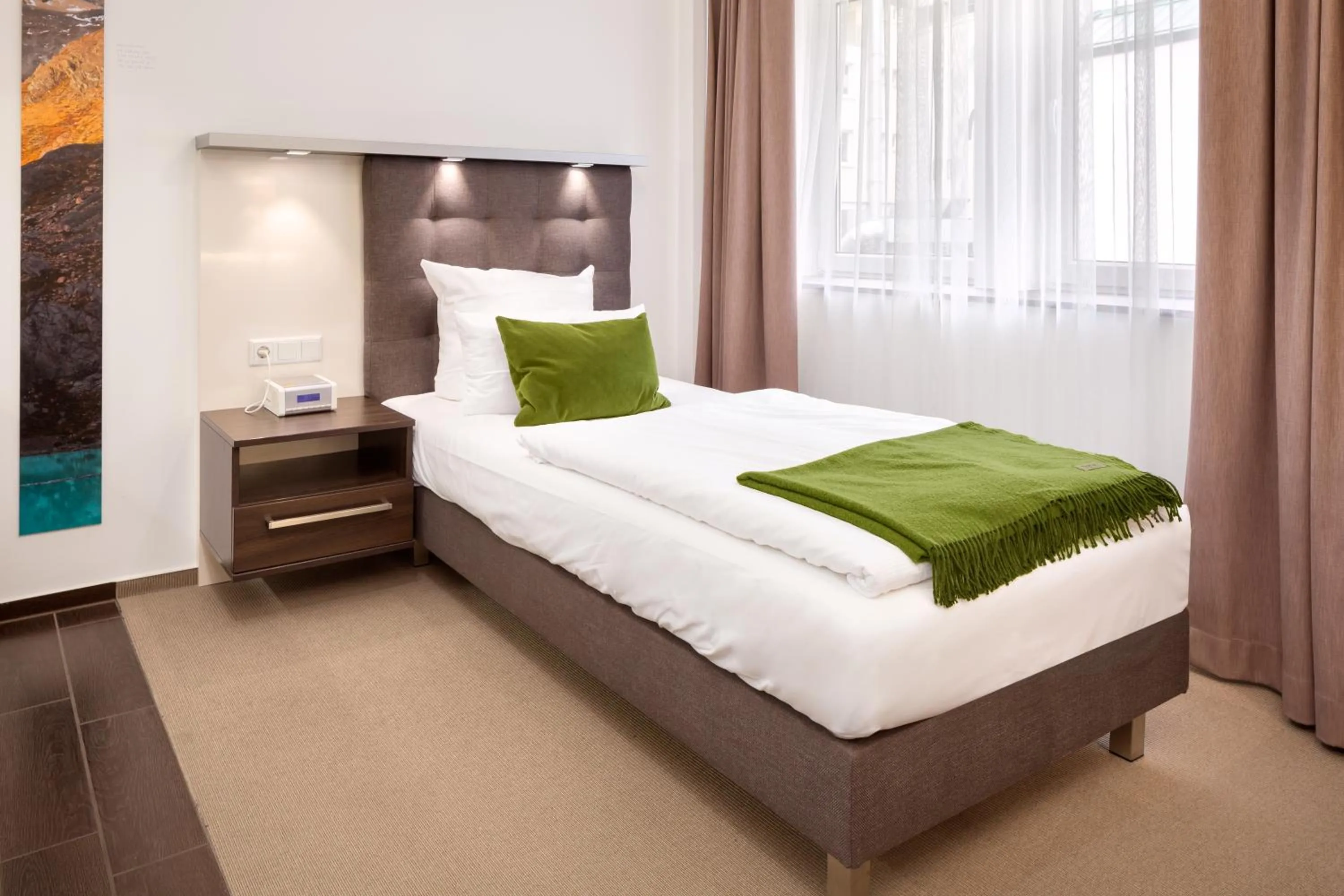 Bed in Bergmann Boardinghouse Osnabrück