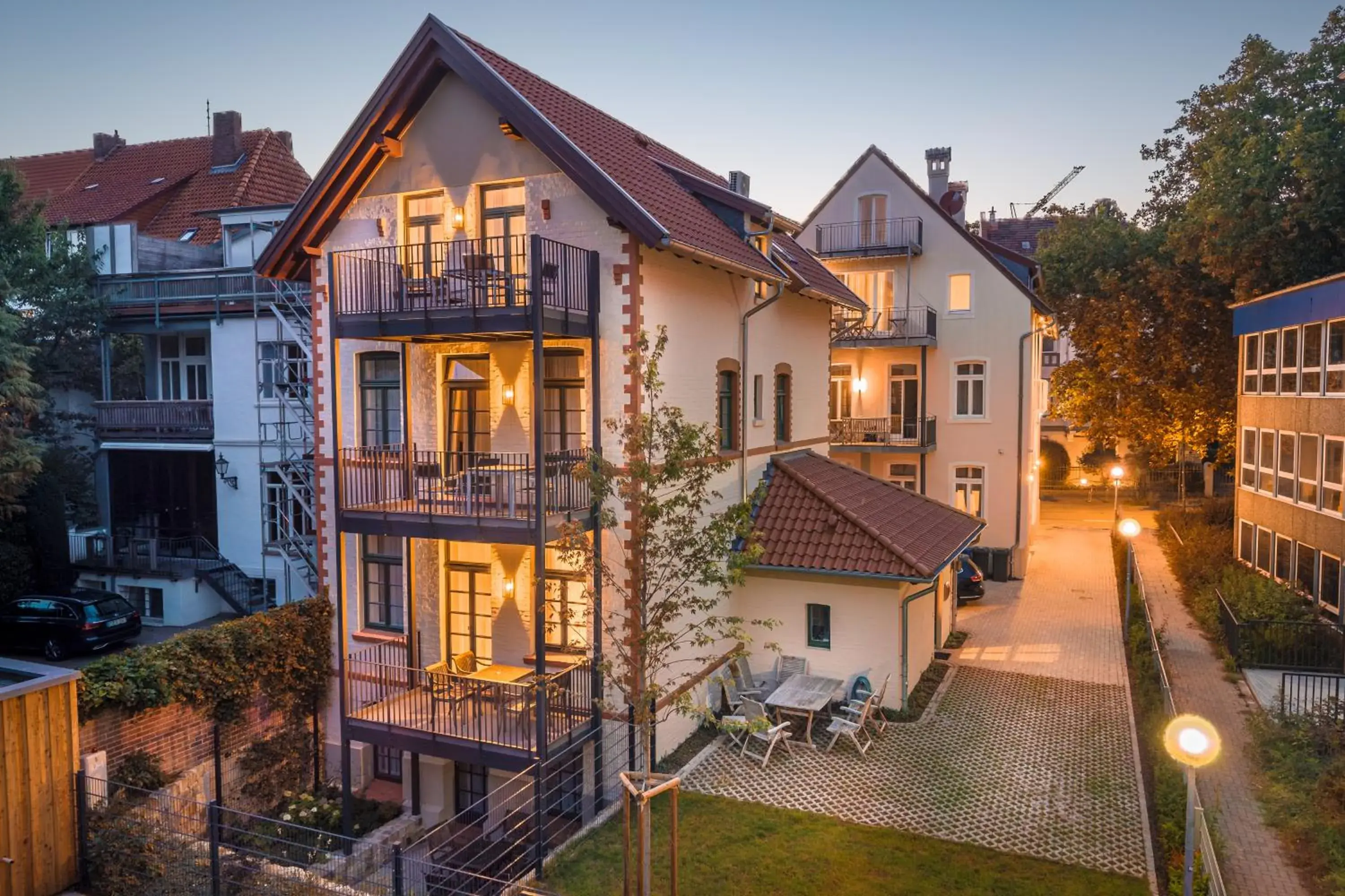 Property building in Bergmann Boardinghouse Osnabrück Property building in Bergmann Boardinghouse Osnabrück