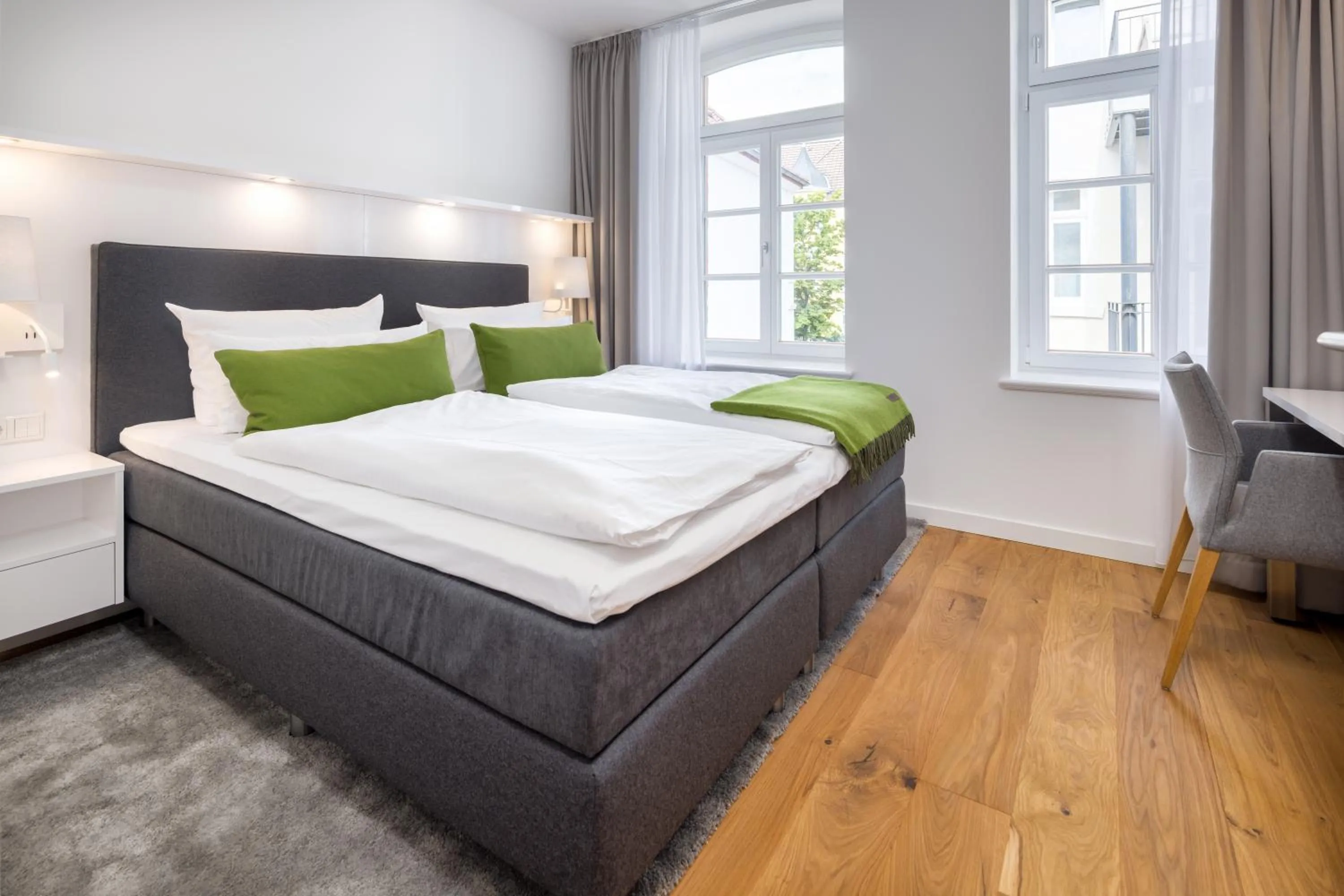 Bedroom, Bed in Bergmann Boardinghouse Osnabrück