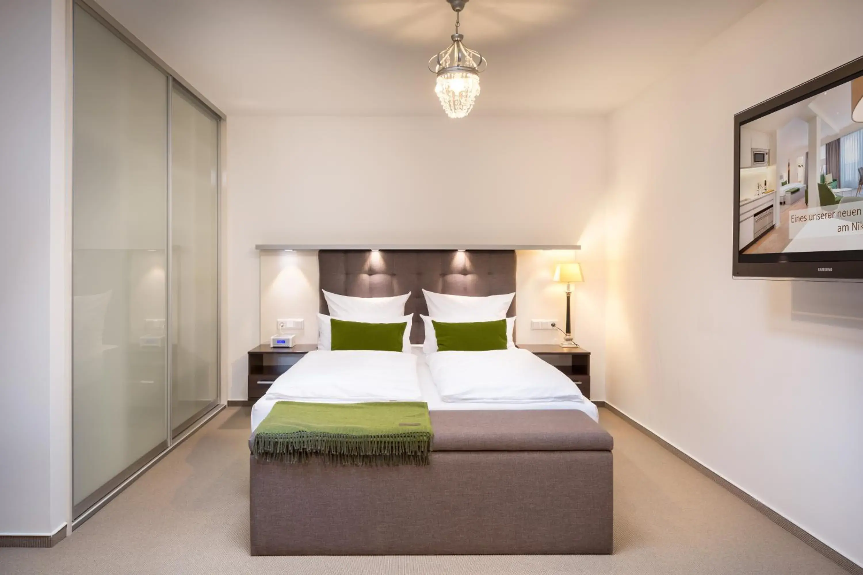 Bedroom, Bed in Bergmann Boardinghouse Osnabrück Bedroom, Bed in Bergmann Boardinghouse Osnabrück