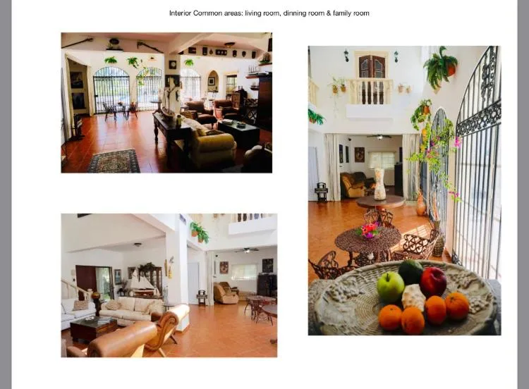 Communal lounge/ TV room in Baoba Breeze Bed & Breakfast- beachfront paradise