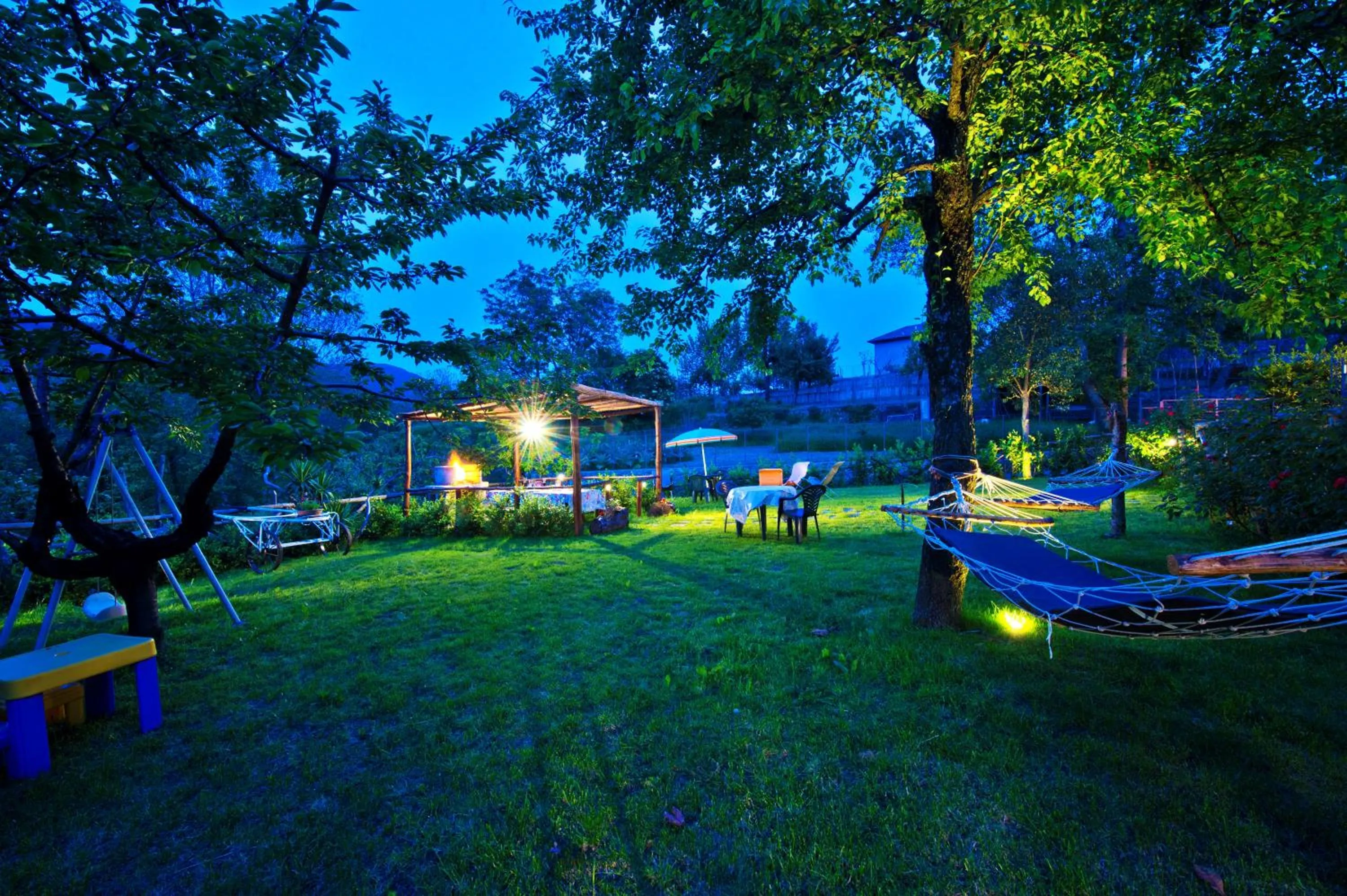 Garden view in Haidi House