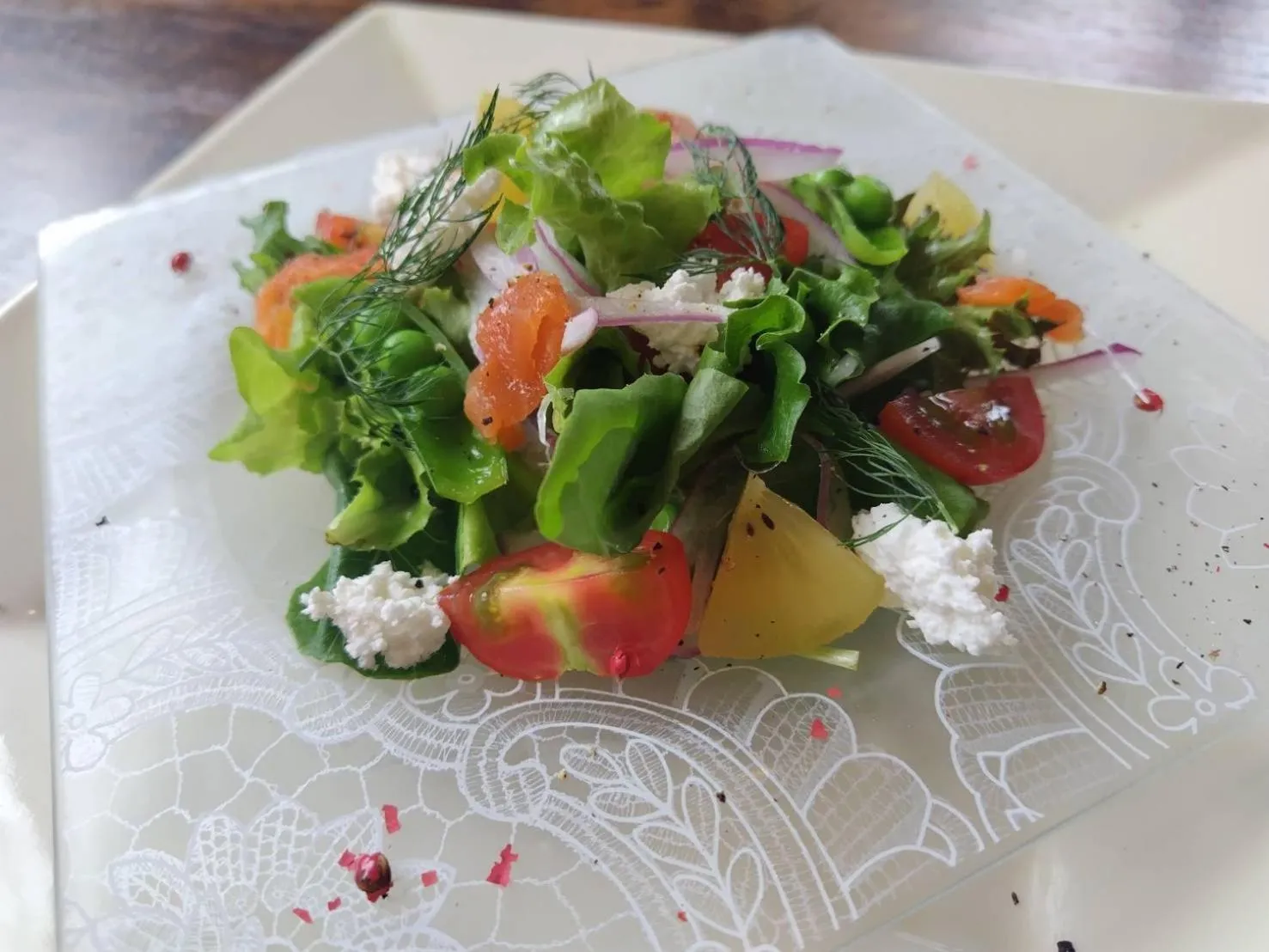 Dinner in Yamagata Zao Pension Apron Stage