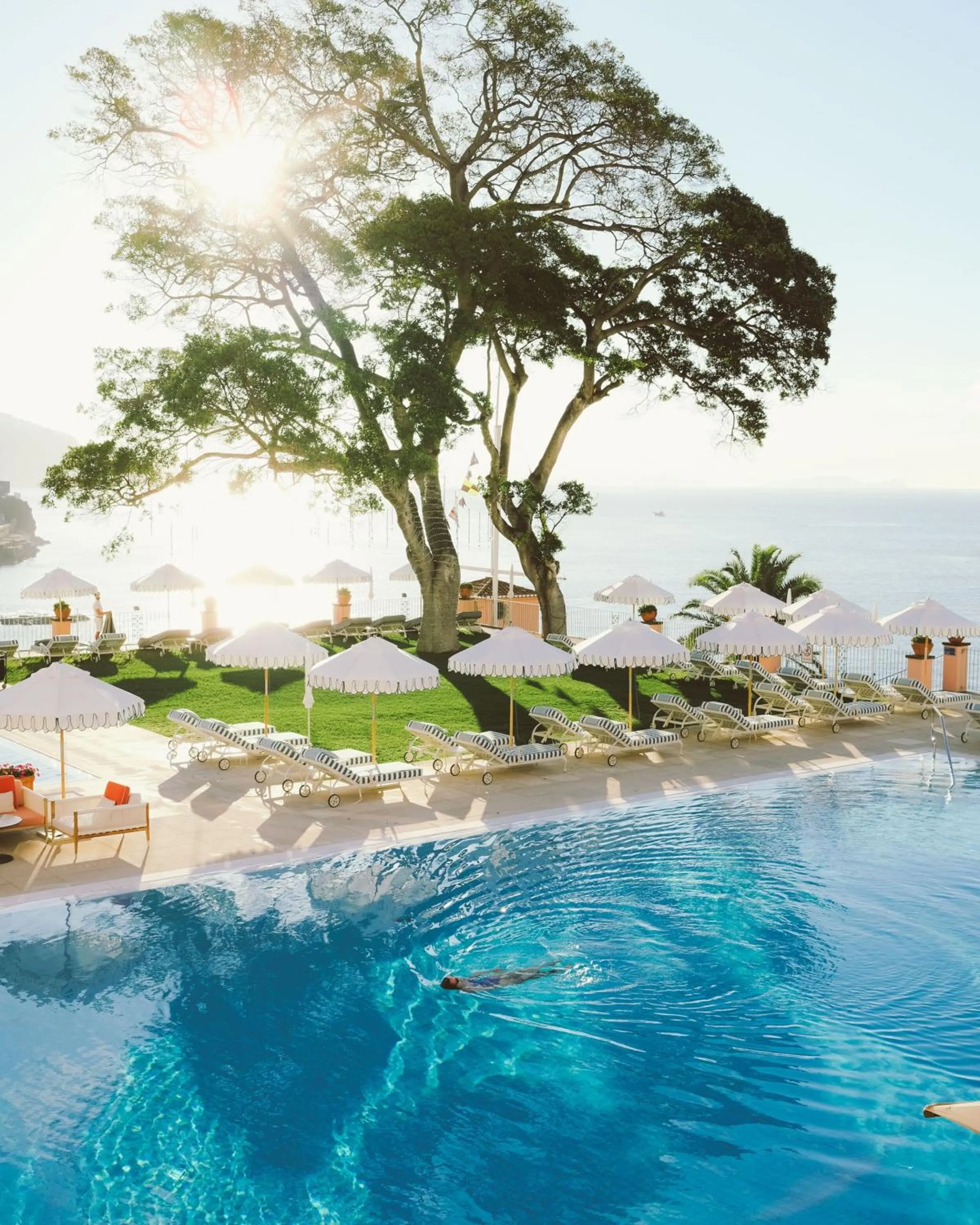 Swimming pool in Reid's Palace, A Belmond Hotel, Madeira