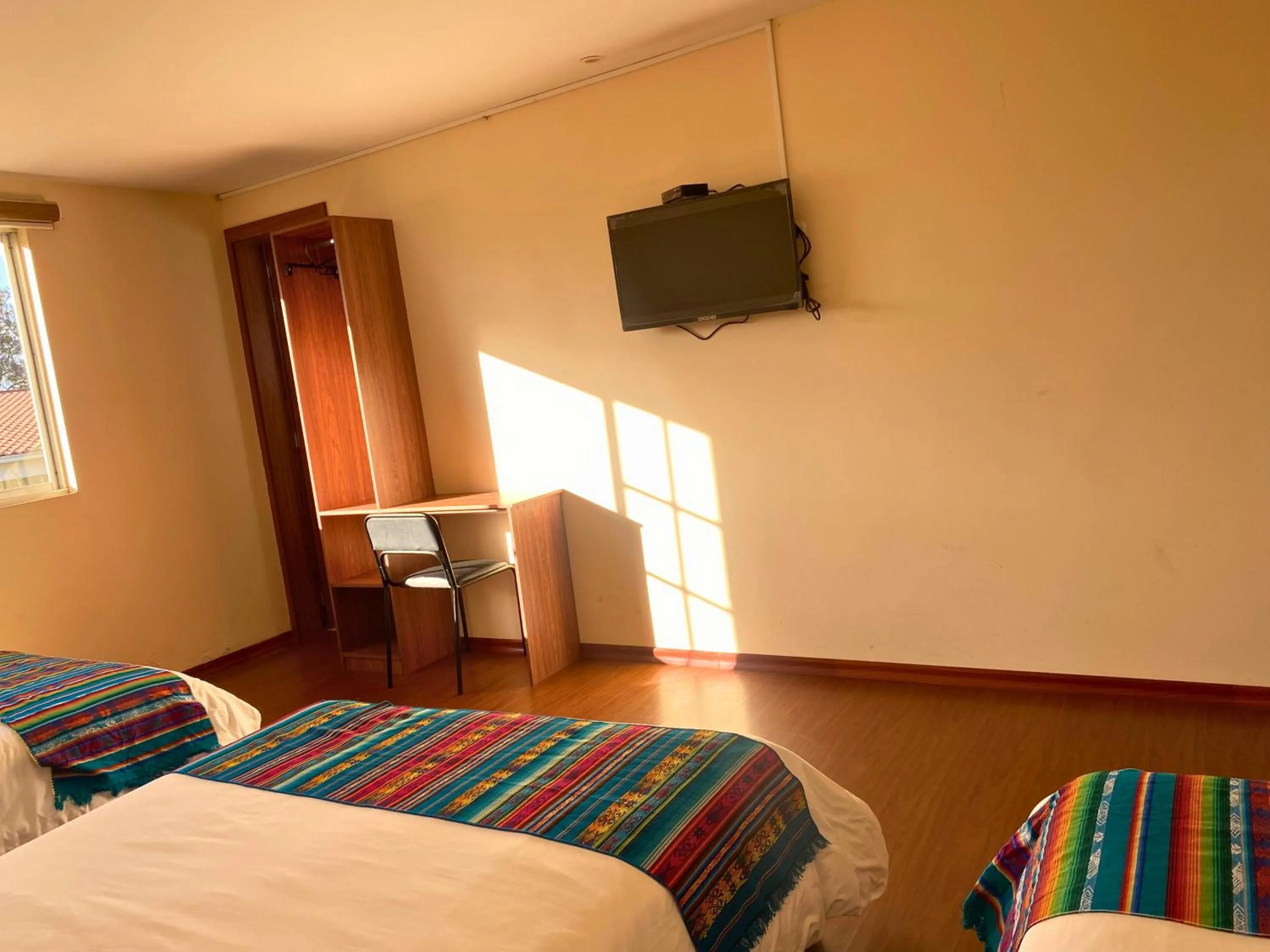 TV and multimedia, Bed in Las Hortensia's Casa De Huespedes