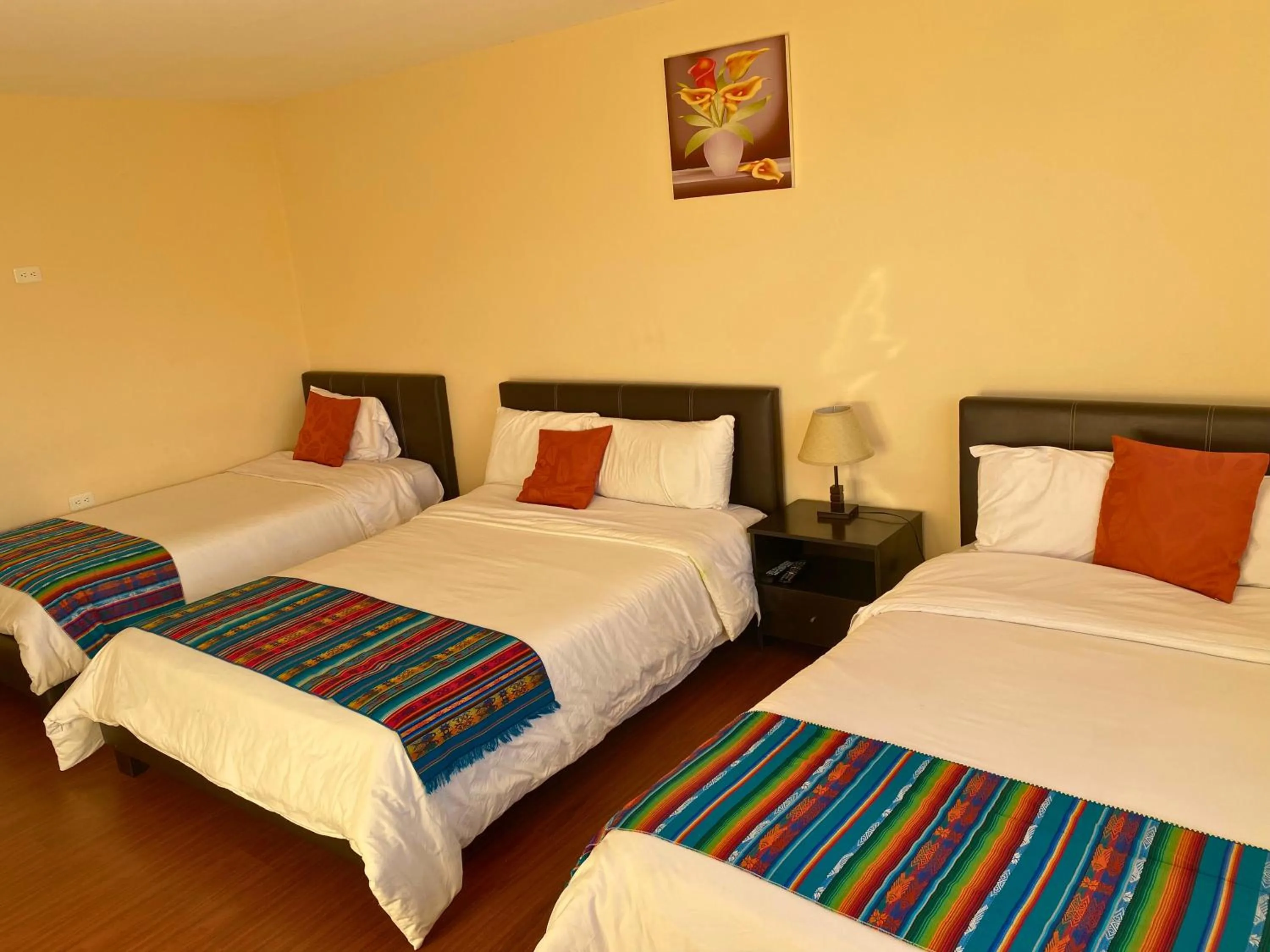 Bed in Las Hortensia's Casa De Huespedes