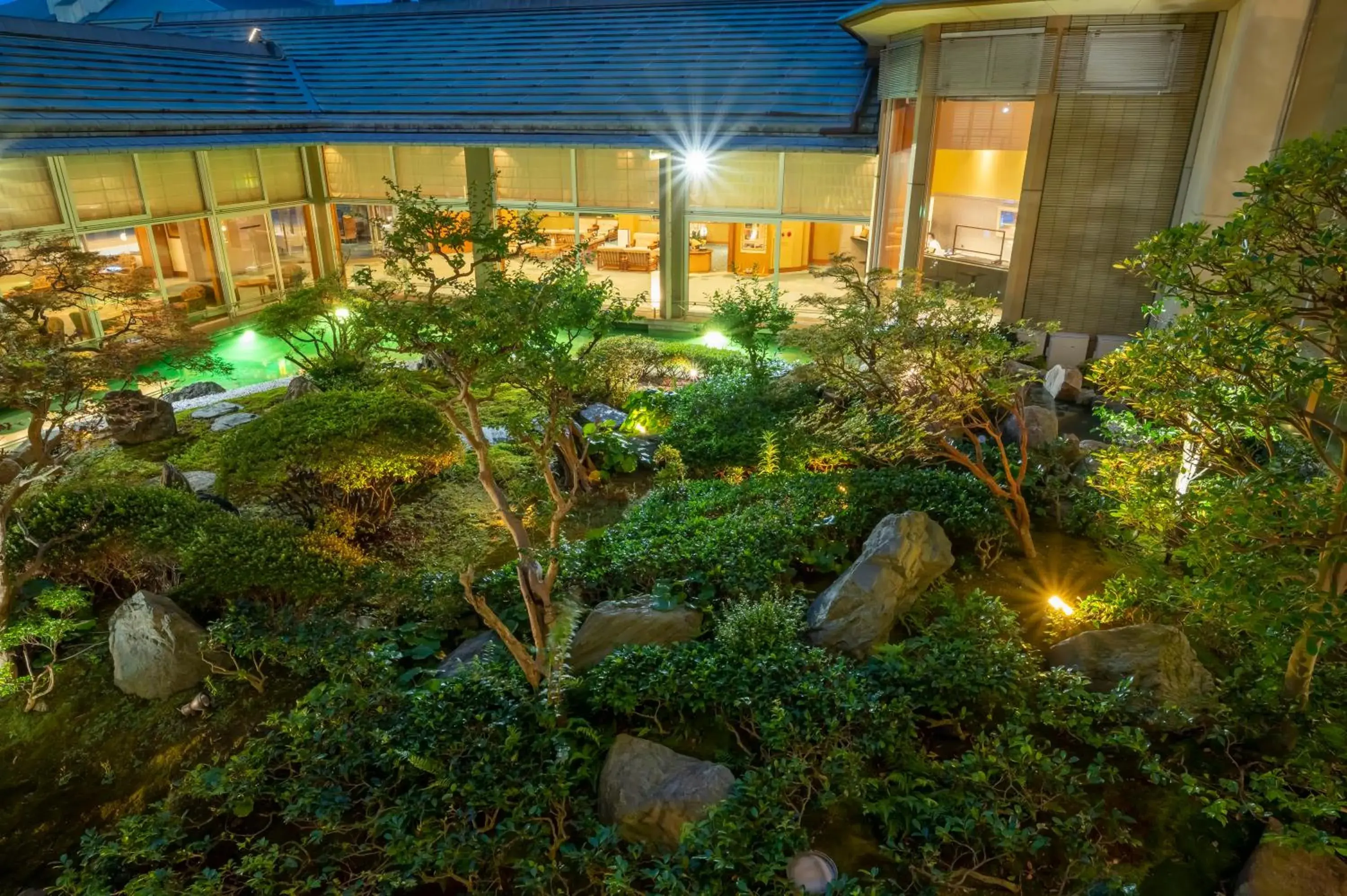 Garden view in Kaike Tsuruya Garden view in Kaike Tsuruya