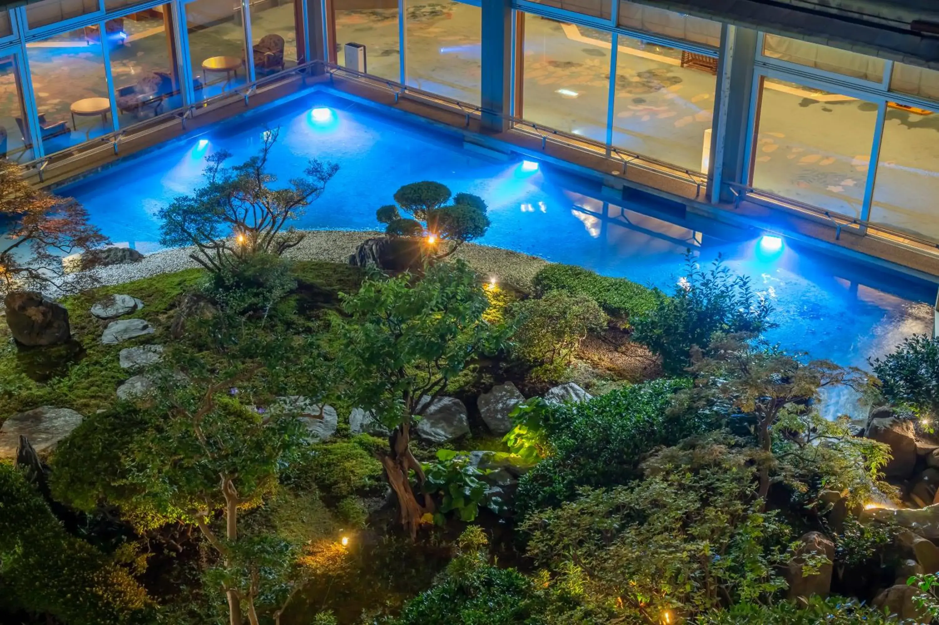 Garden view in Kaike Tsuruya Garden view in Kaike Tsuruya