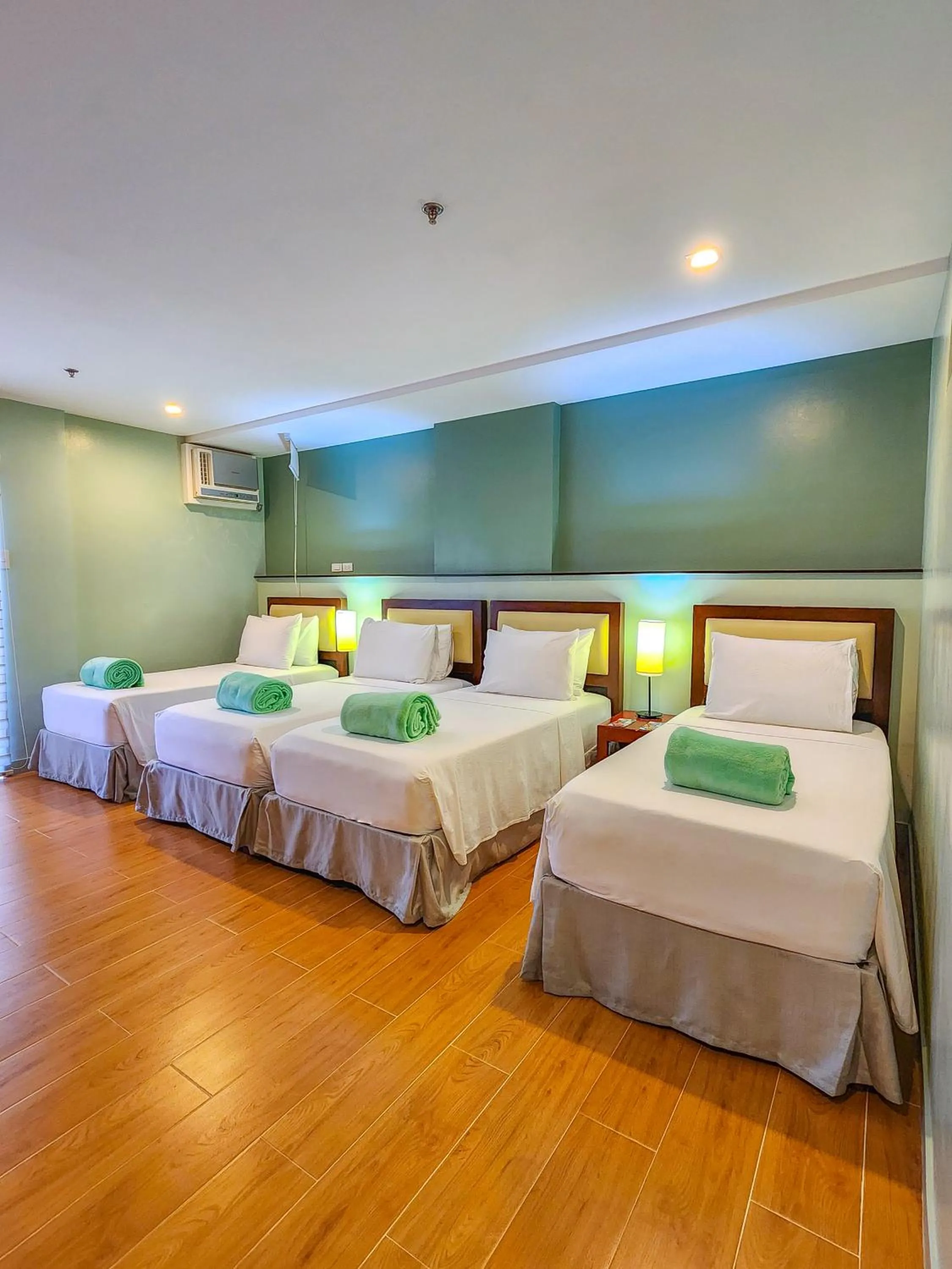 Bed in Sea Cocoon Hotel