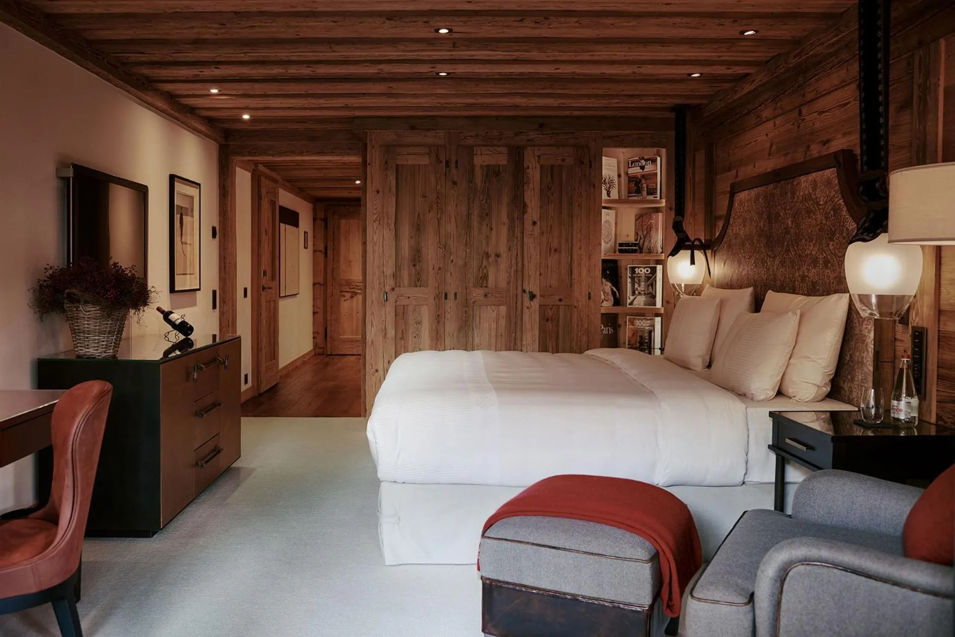 Bed in The Alpina Gstaad