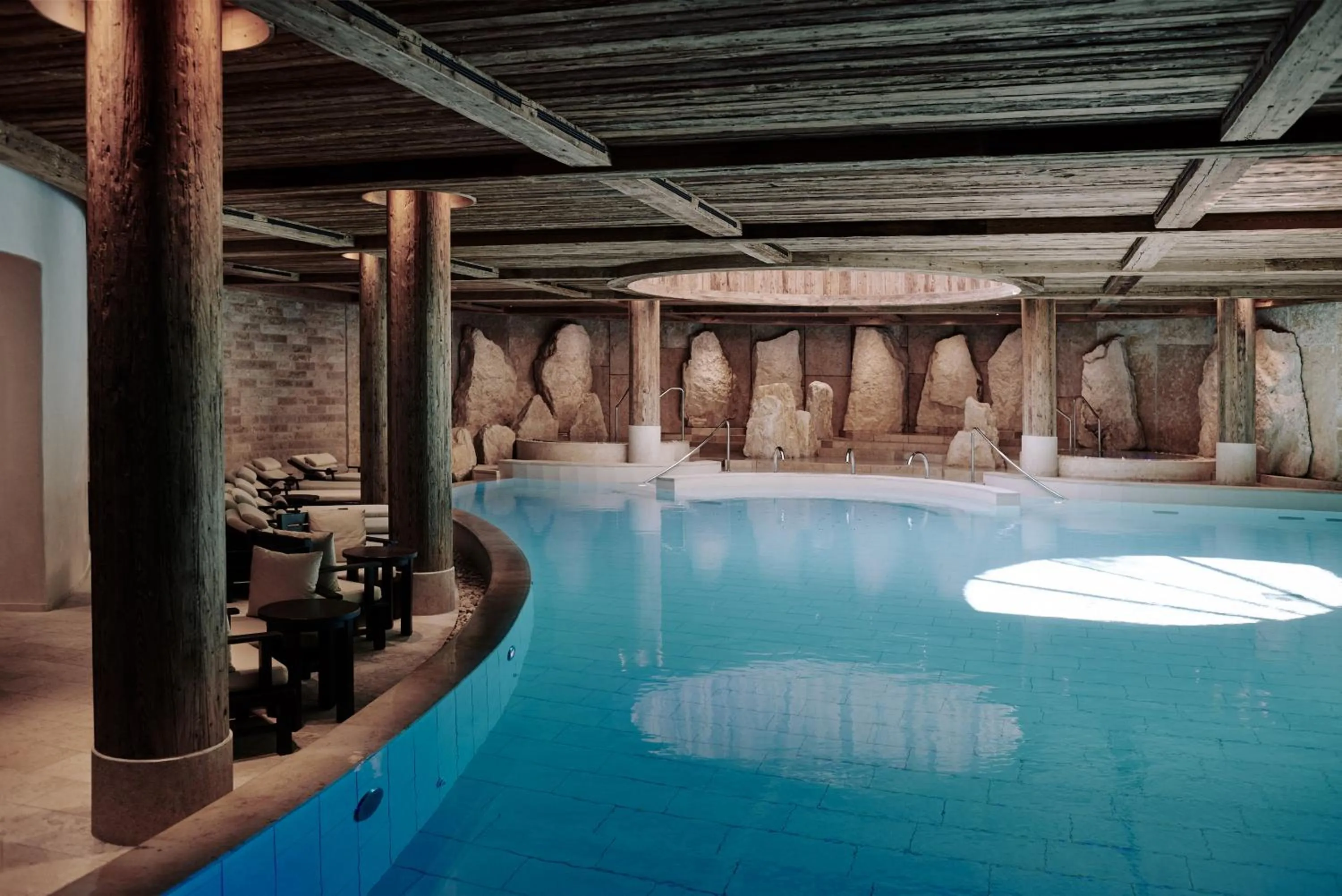 Swimming pool in The Alpina Gstaad