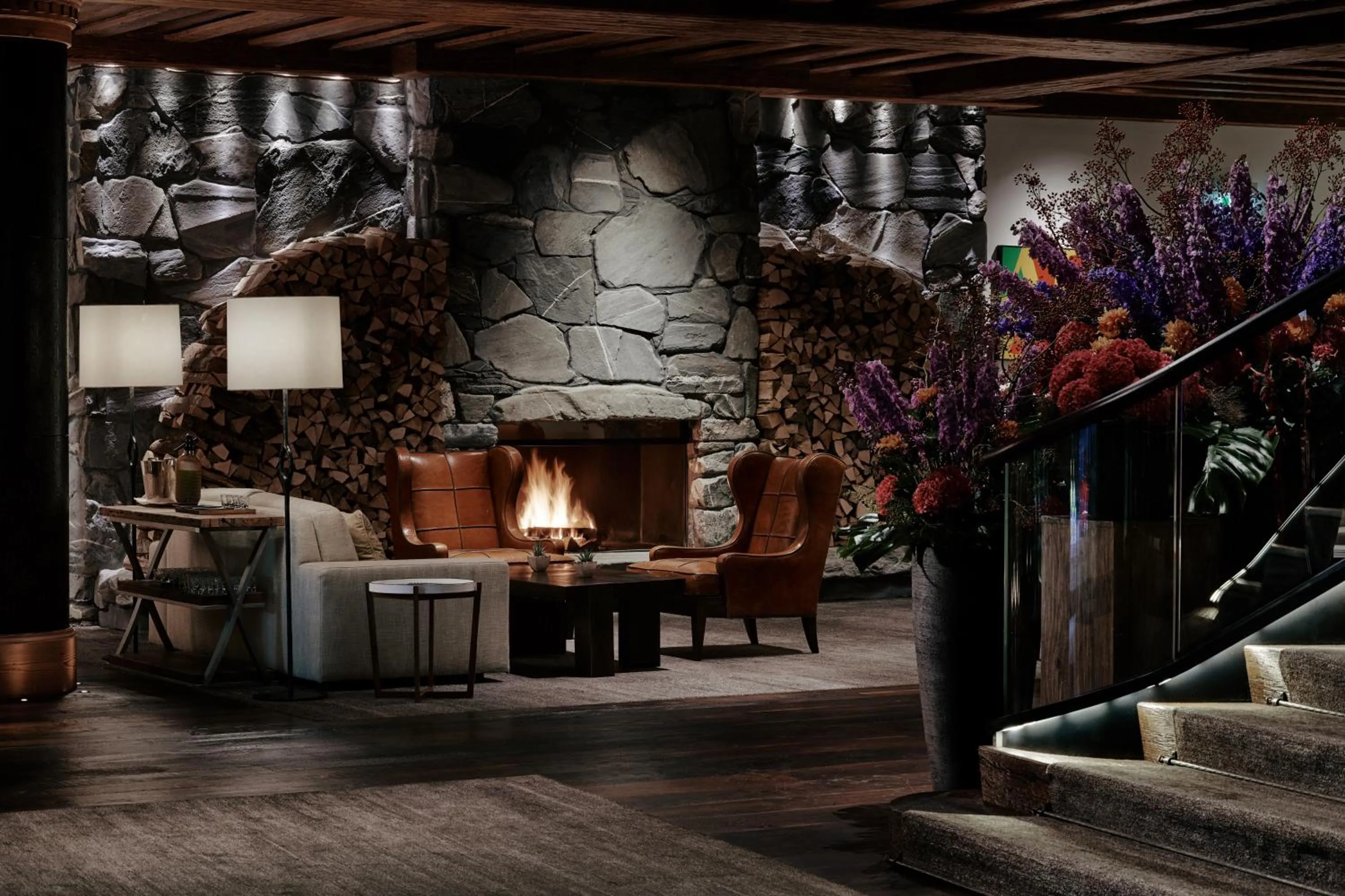 Lobby or reception in The Alpina Gstaad
