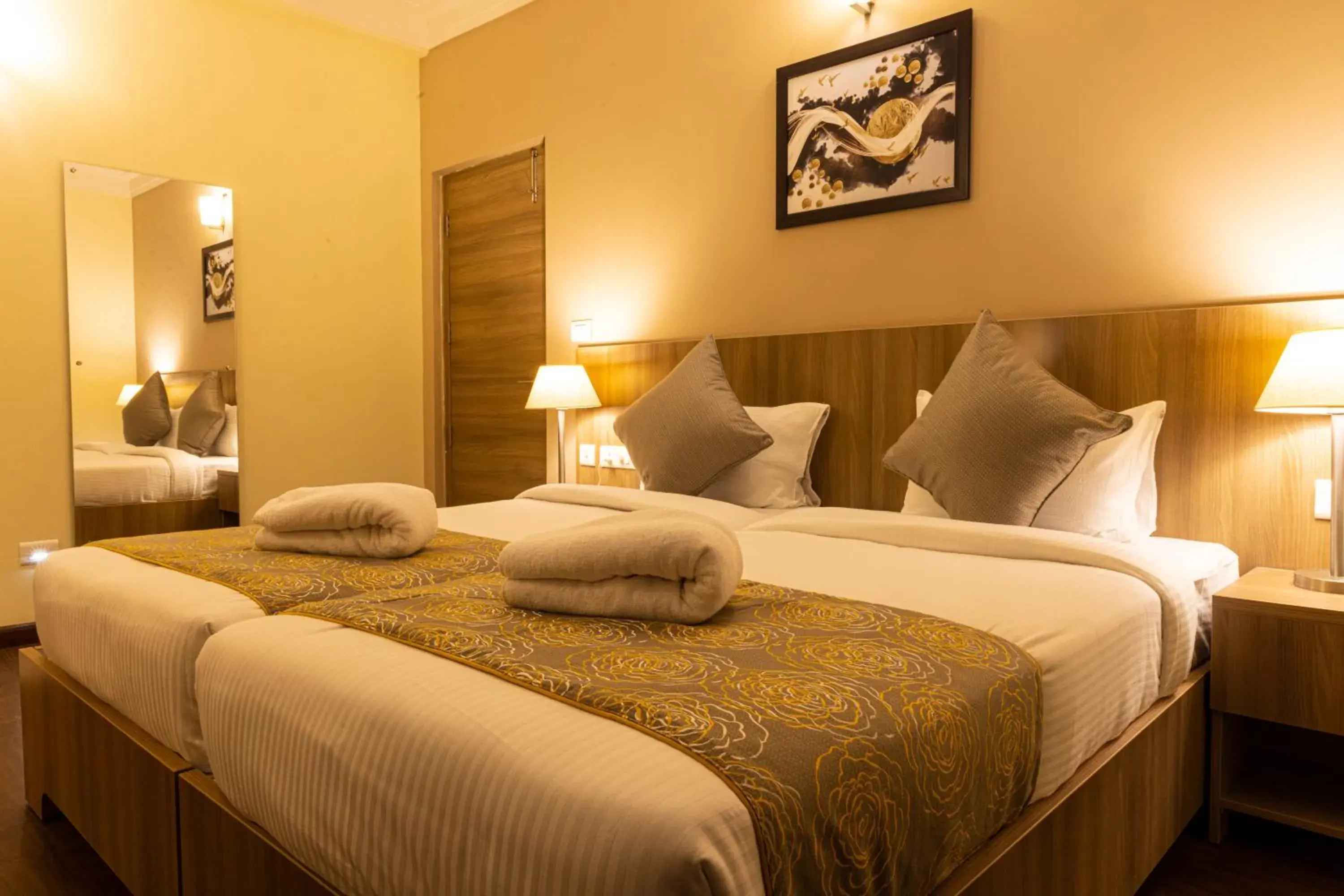 Bed in Starlit Suites Tirupati Bed in Starlit Suites Tirupati