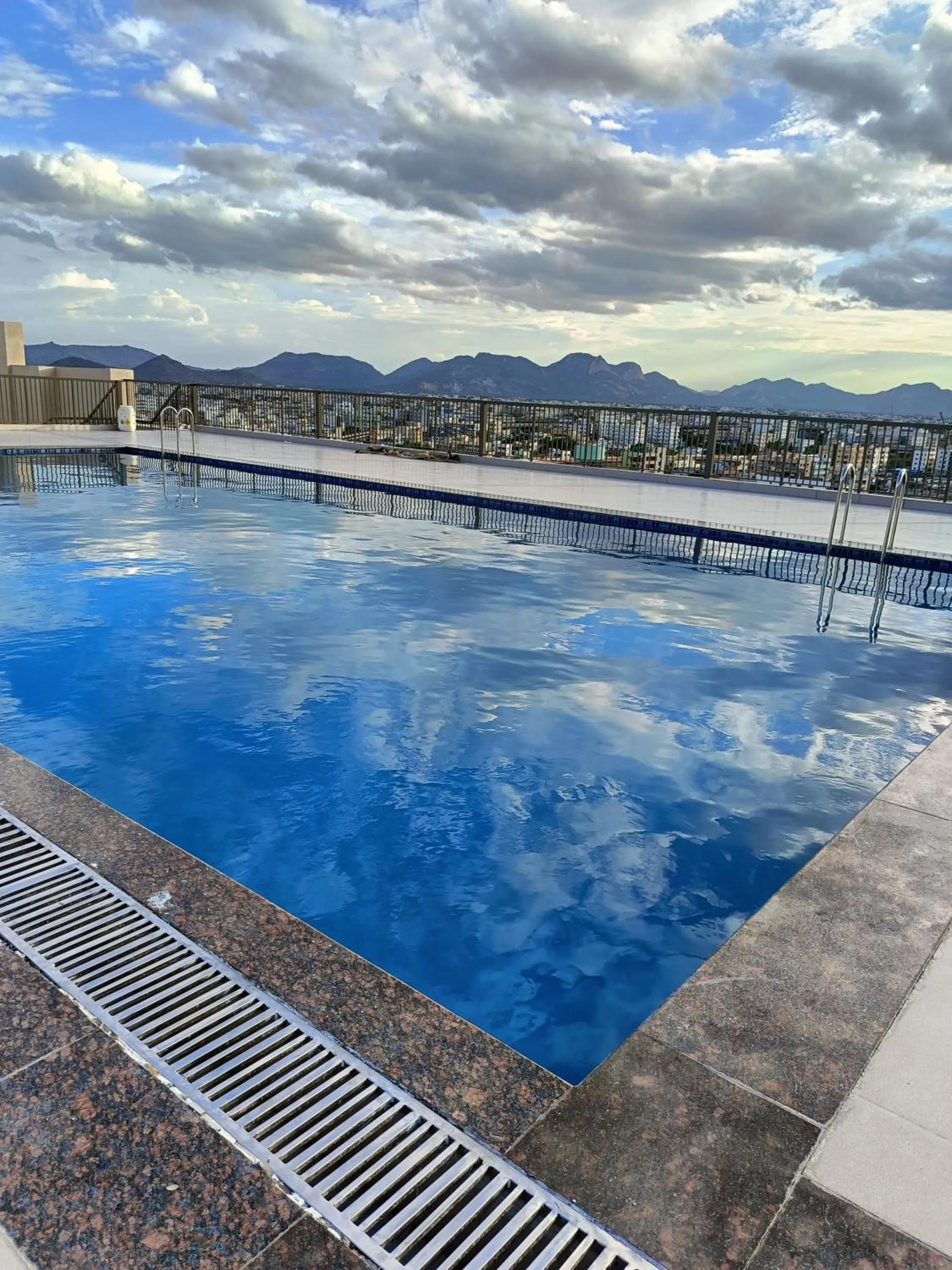 Swimming pool in Starlit Suites Tirupati