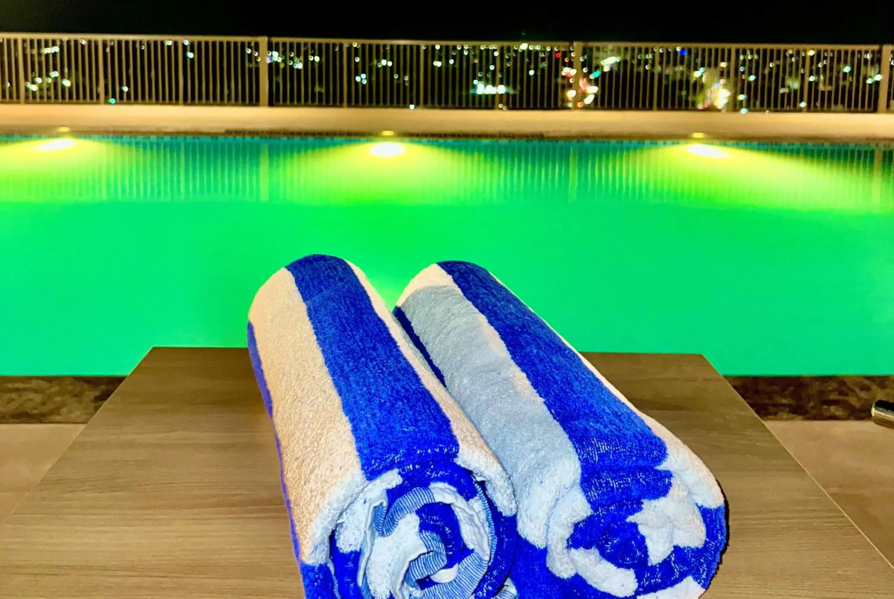 Swimming pool in Starlit Suites Tirupati Swimming pool in Starlit Suites Tirupati